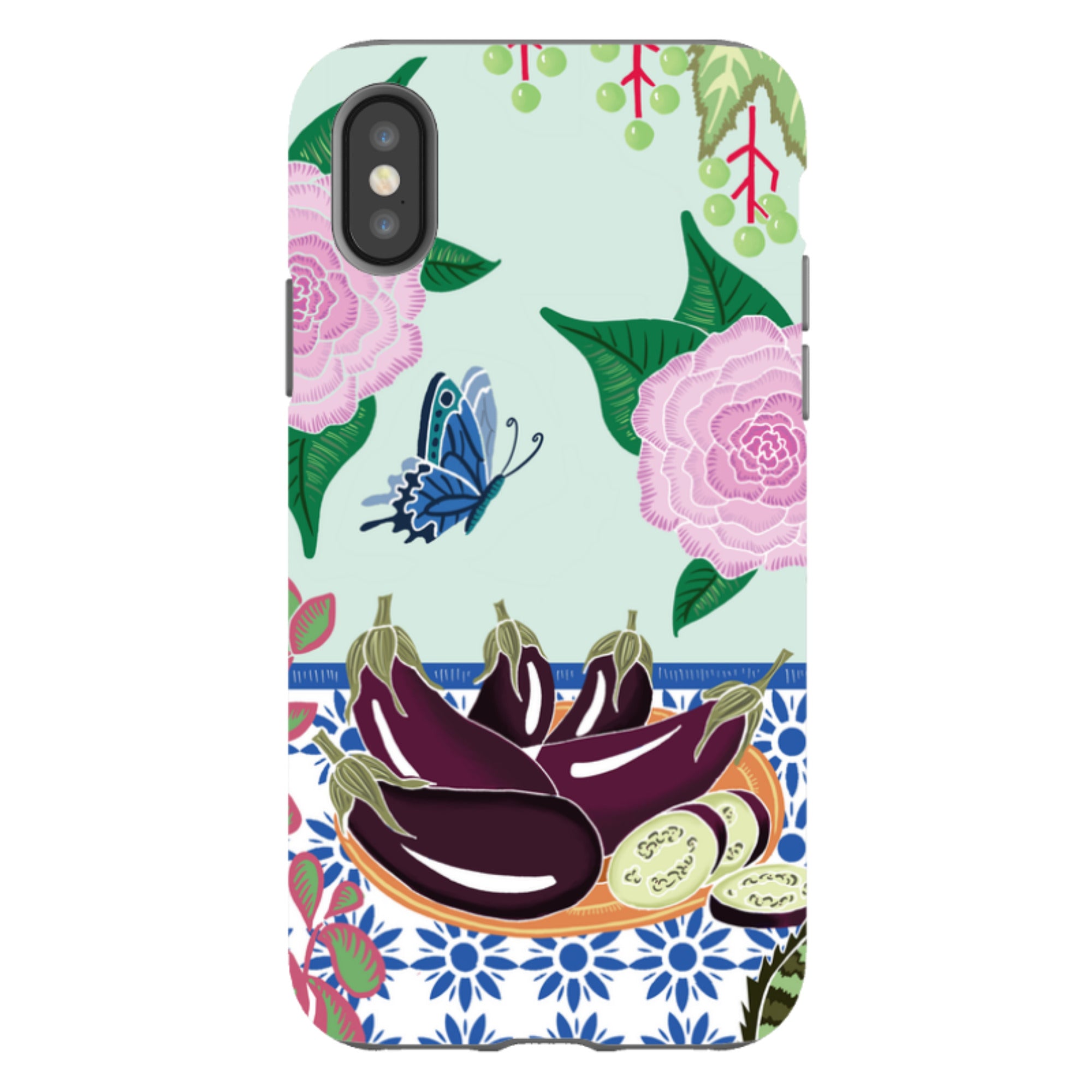 iPhone Tough Case - Aubergines By Kate Heiss