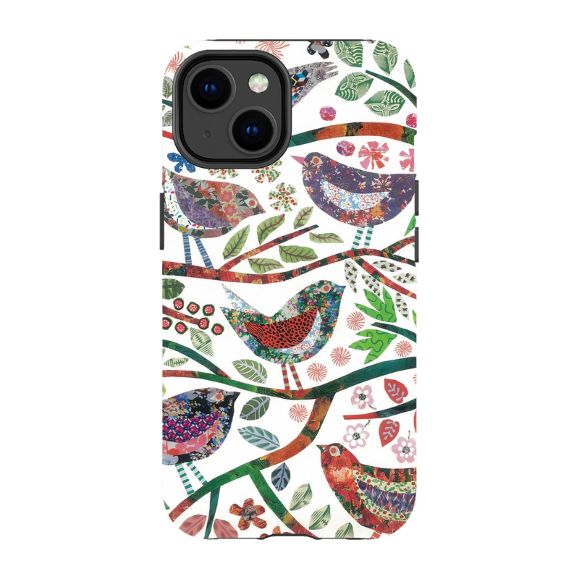 iPhone Tough Case - Vintage Birds By Jane Robbins