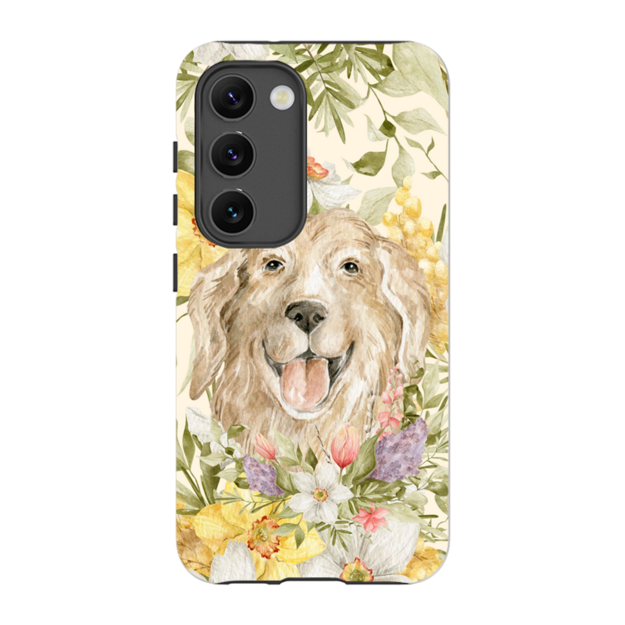 Samsung Tough Case - Floral Dog