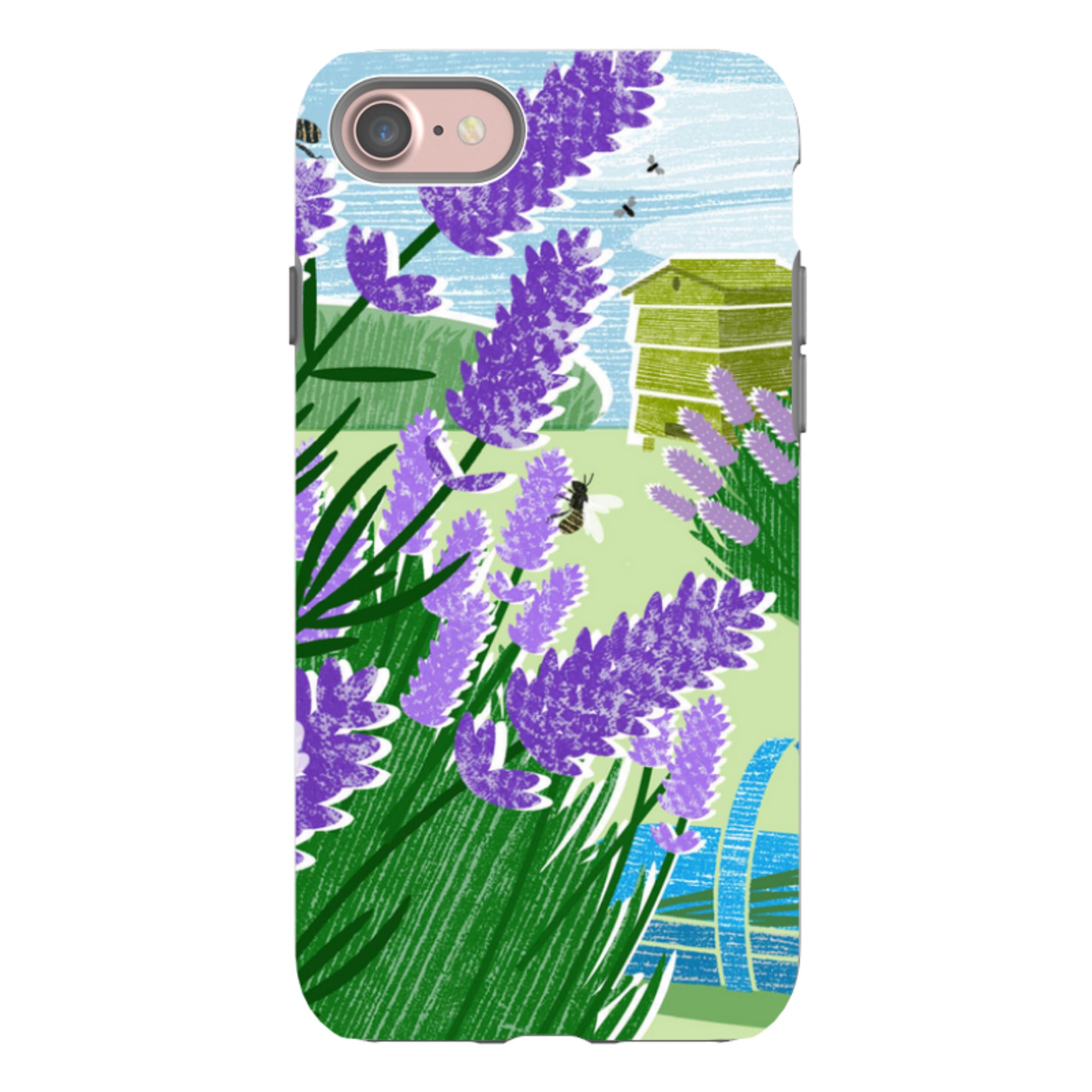 iPhone Tough Case - Lavender Garden By Liane Payne