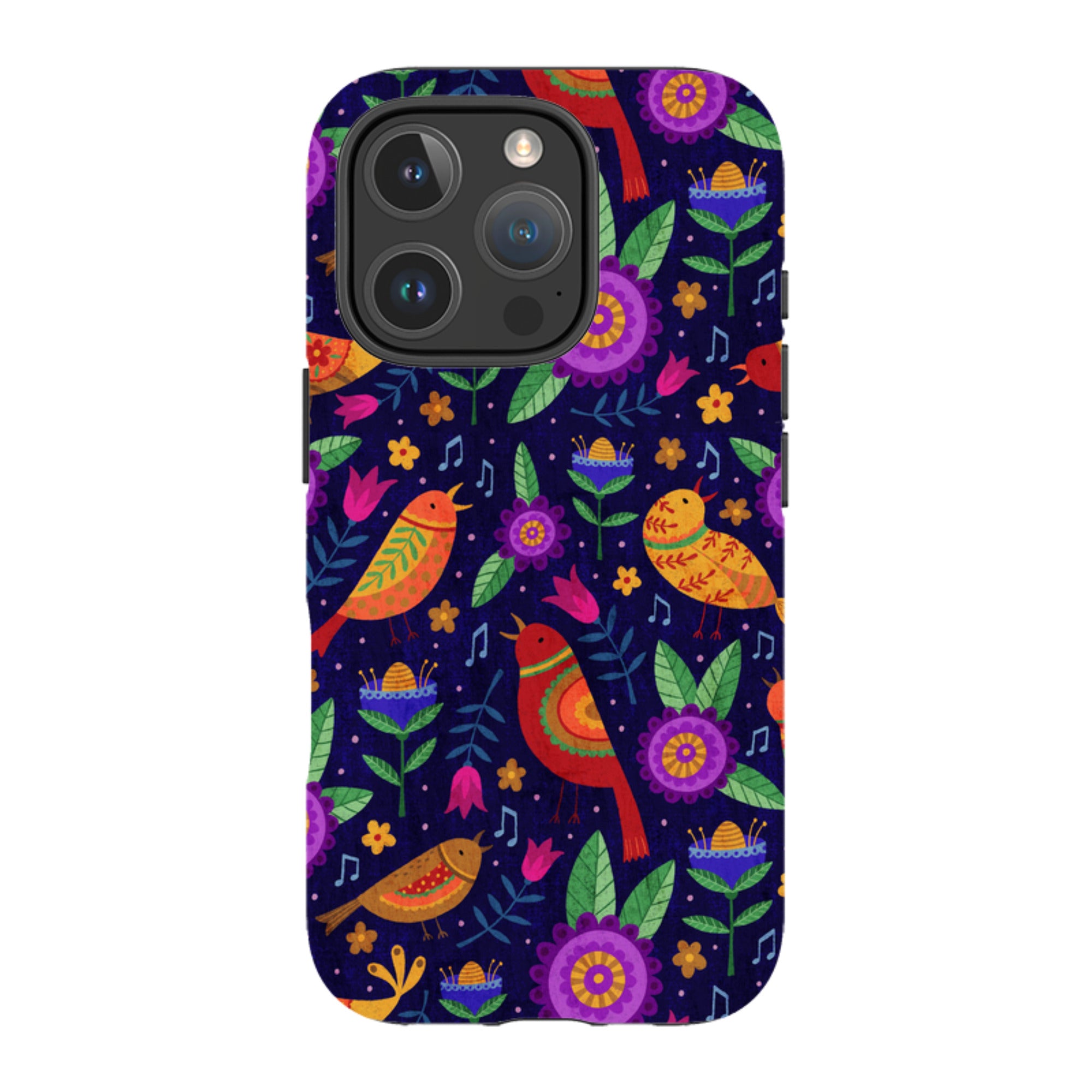 iPhone Tough Case - Bird Pattern VII By Suzy Taylor