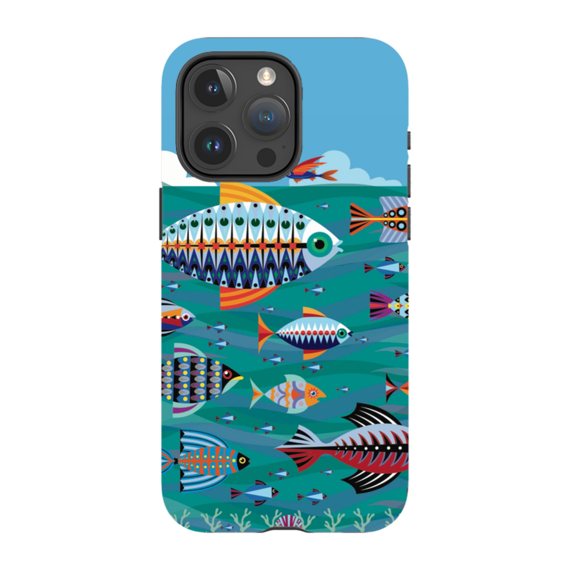 iPhone MagSafe Tough Case -  Fish By Patternista