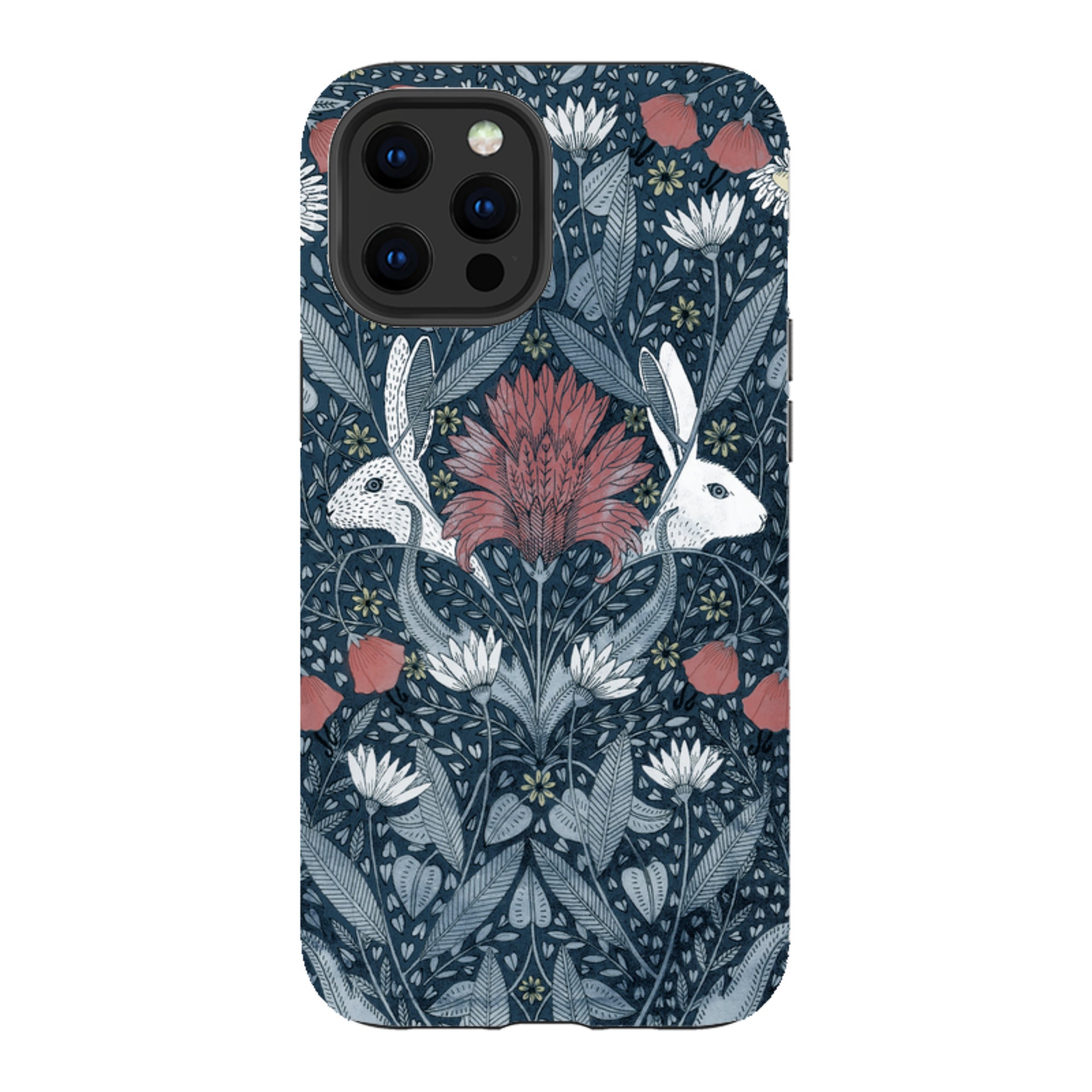 iPhone Tough Case - Two Rabbits By Maria Matos