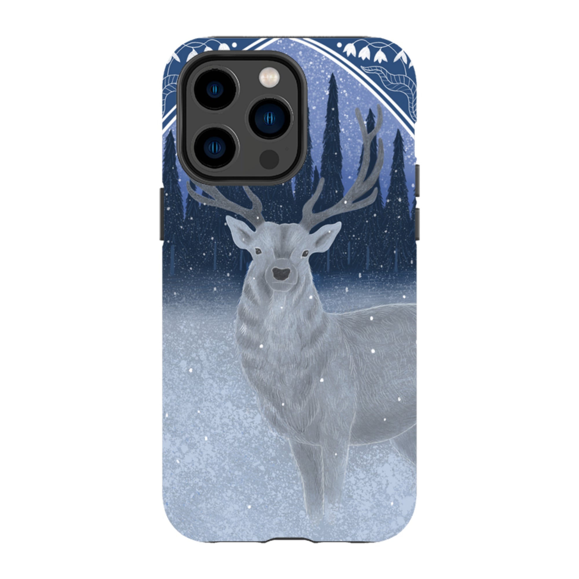 iPhone Tough Case - Winter Stag By Bex Parkin