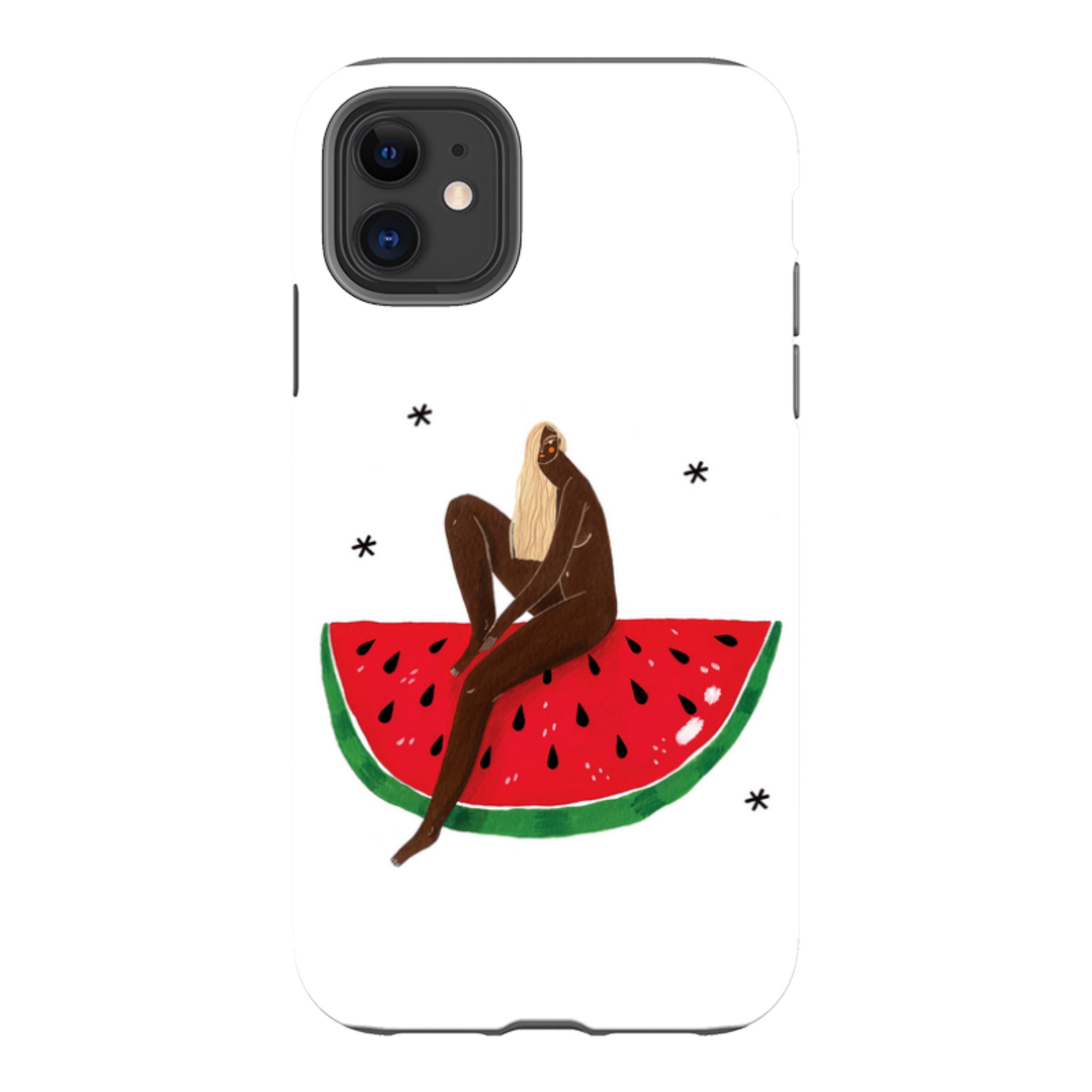 iPhone Tough Case - Watermelon Girl By Madalina Andronic