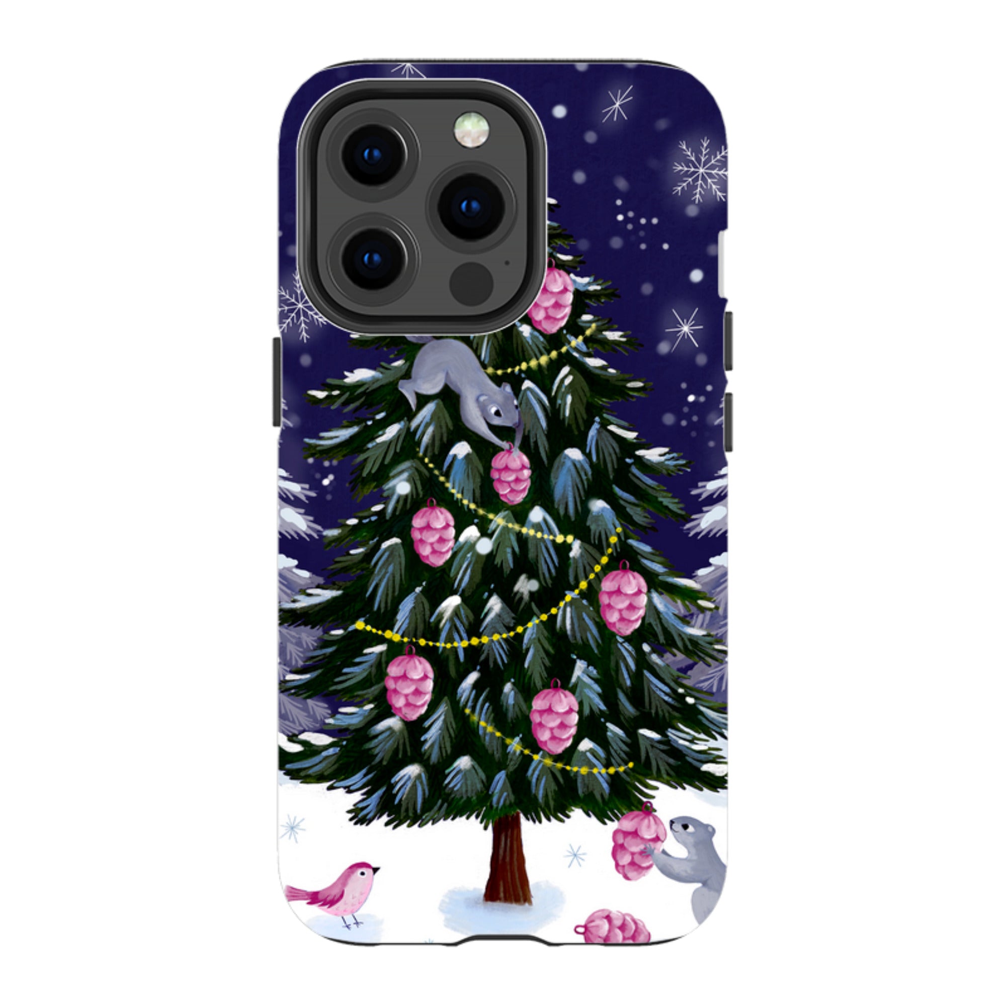 iPhone Tough Case - Squirrel Tree By Bex Parkin