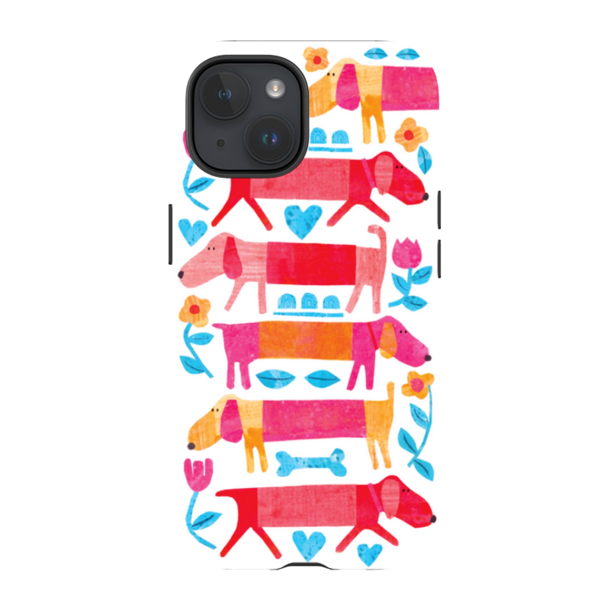 iPhone MagSafe Tough Case - Sausage Dog By Tracey English