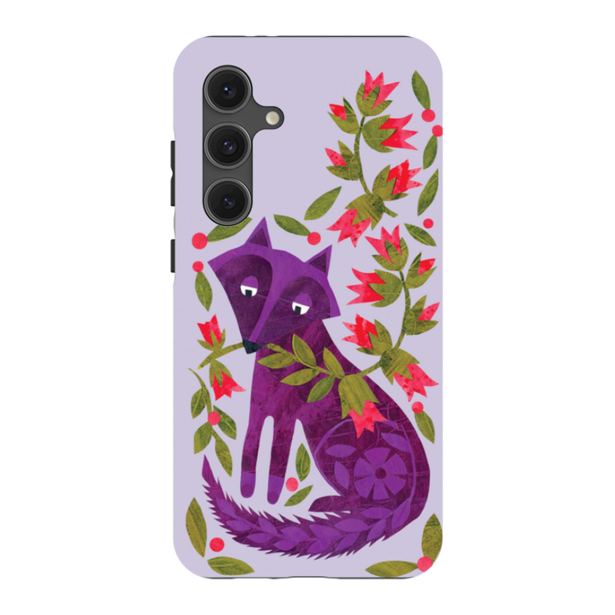 Samsung Tough Case - Purple Foxie By Tracey English