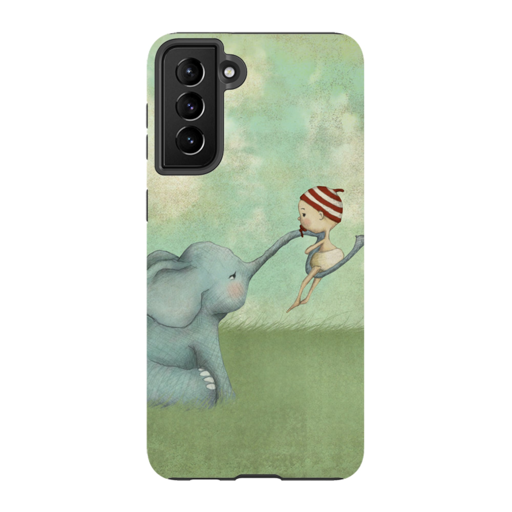 Samsung Tough Case - Elephant Baby By Maja Lindberg