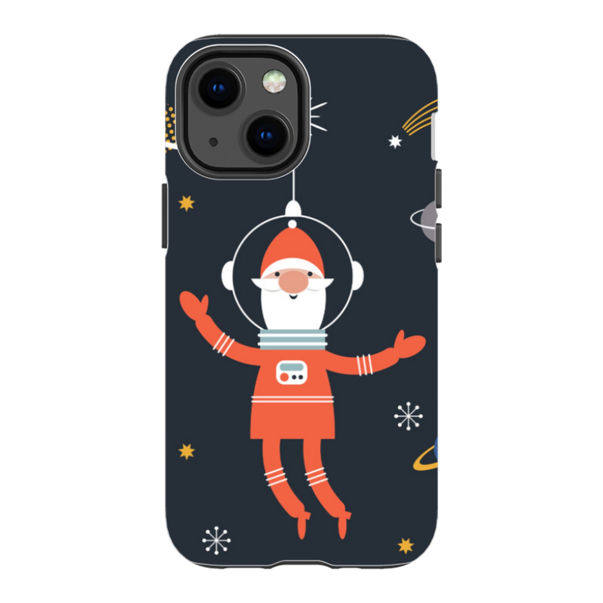 iPhone Tough Case - Cosmic Santa