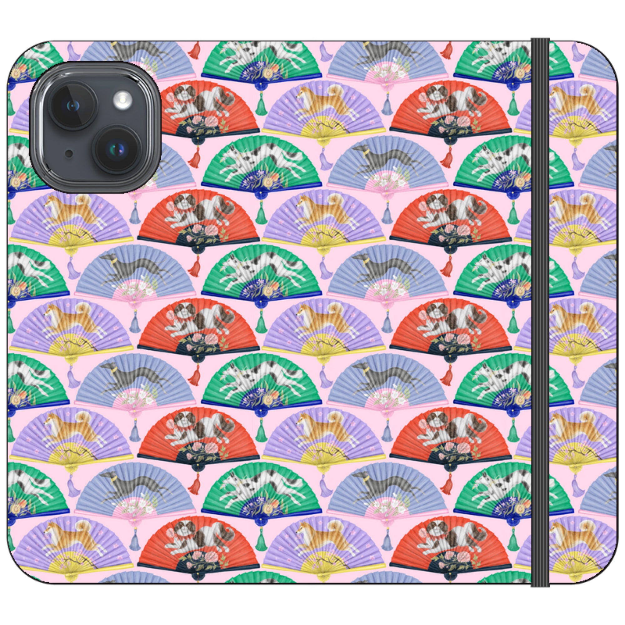 Dog Fan Wallet Case By Catherine Rowe