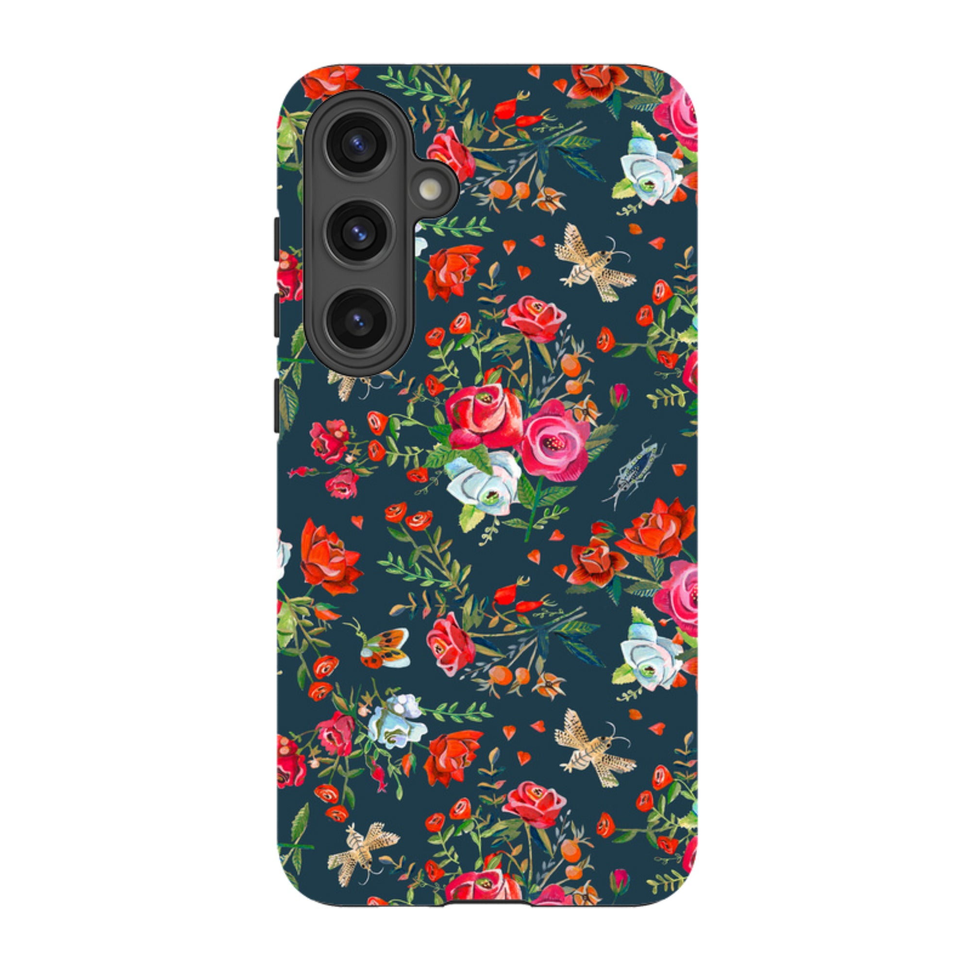 Samsung Tough Case - Blue Roses By Caroline Bonne Muller