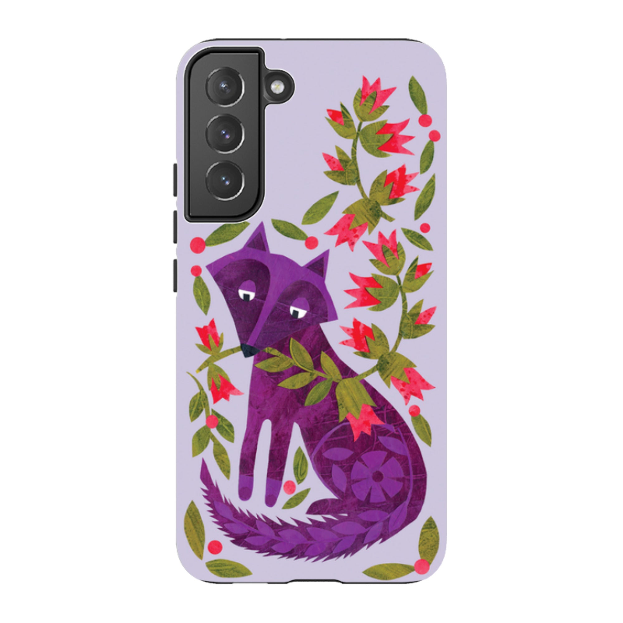 Samsung Tough Case - Purple Foxie By Tracey English