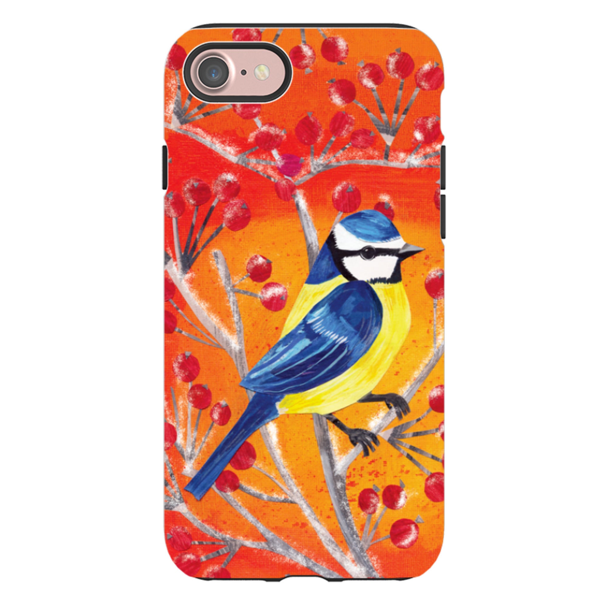 iPhone Tough Case - Blue Tit By Tracey English
