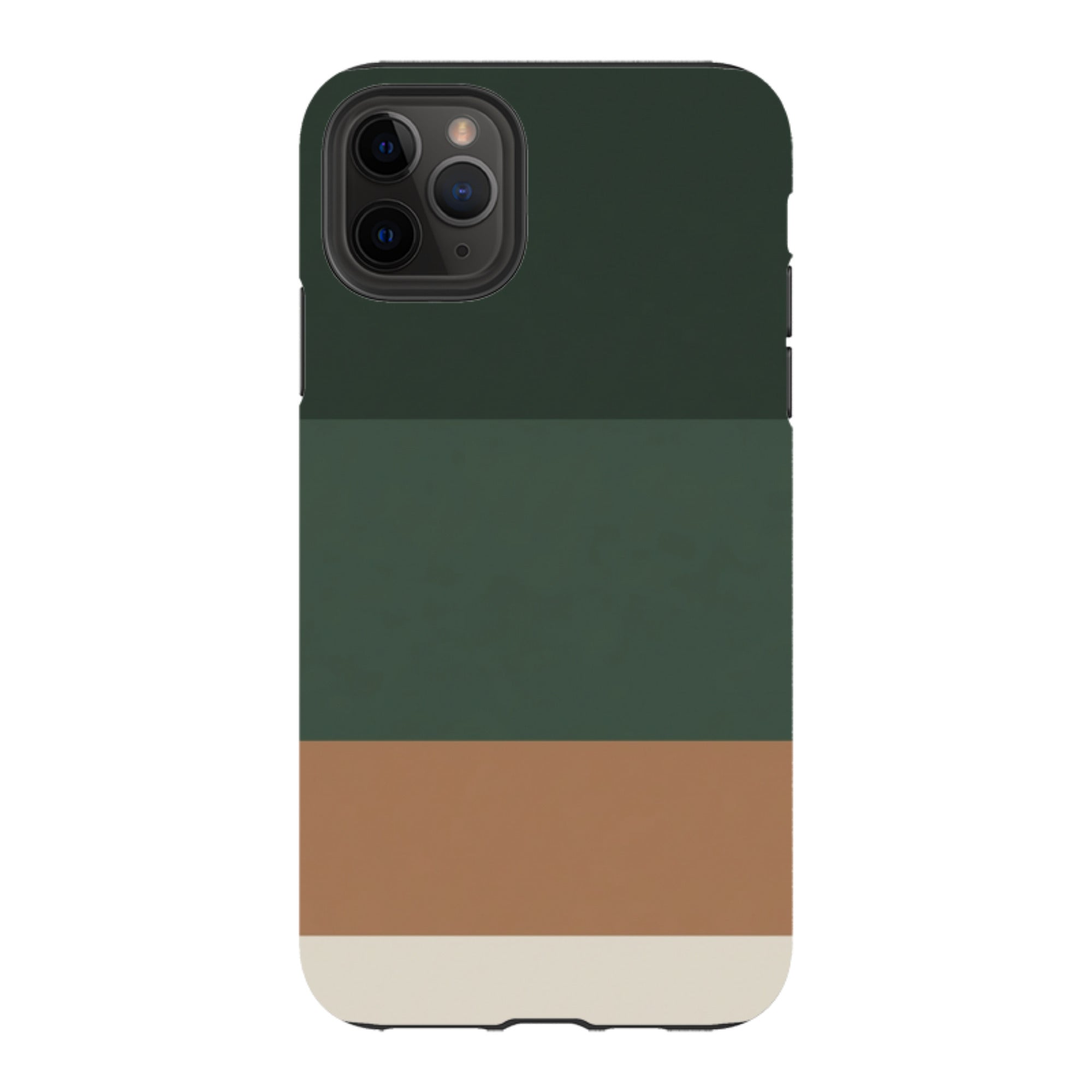 iPhone Tough Case - Terracotta and Green Gradient