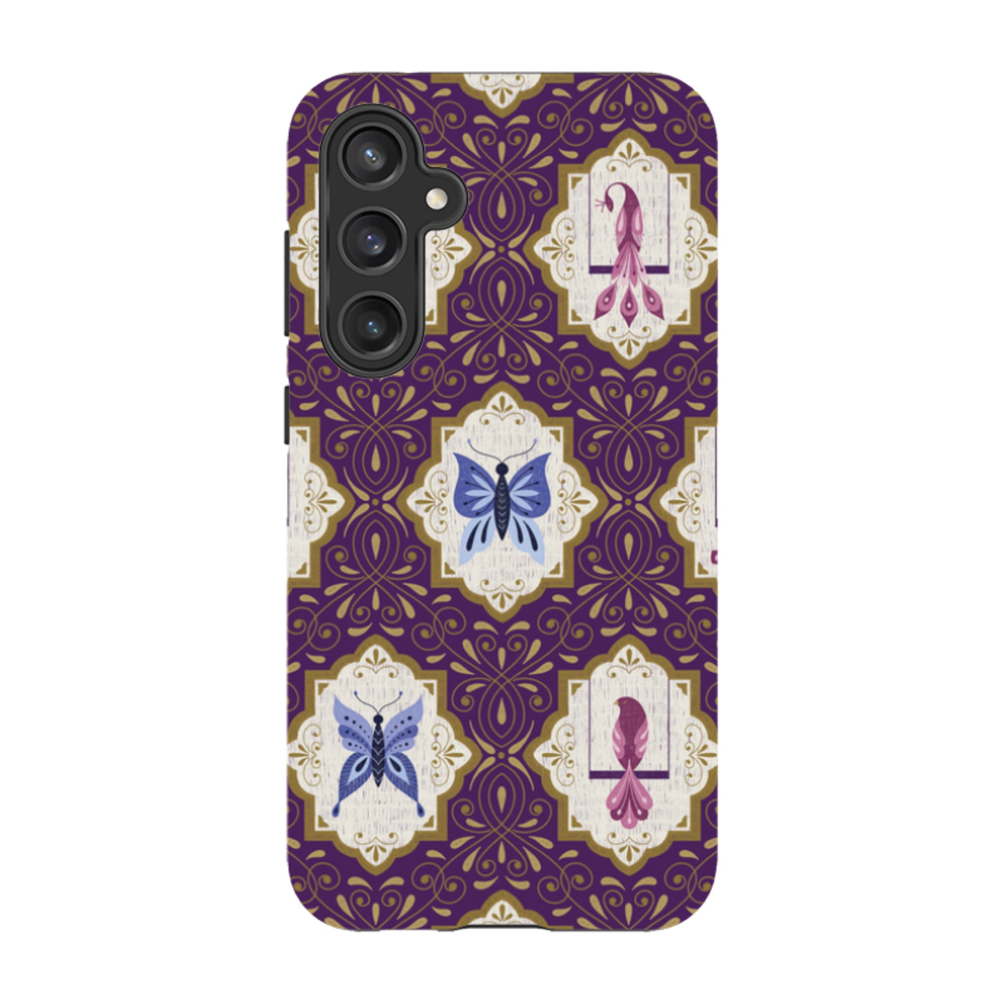 Samsung Tough Case - Wingframes Purple By Jenny Zemanek