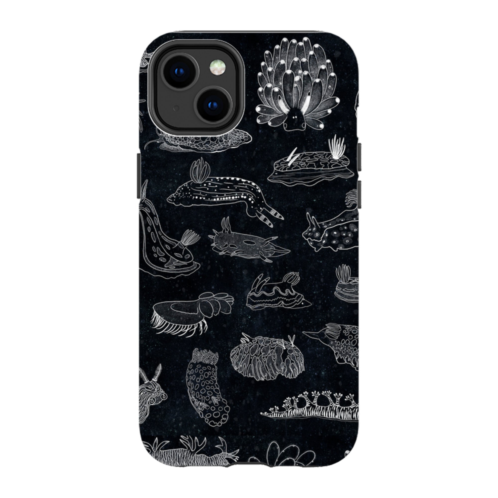 iPhone MagSafe Tough Case - Nudibranch Line Drawing By Katherine Quinn