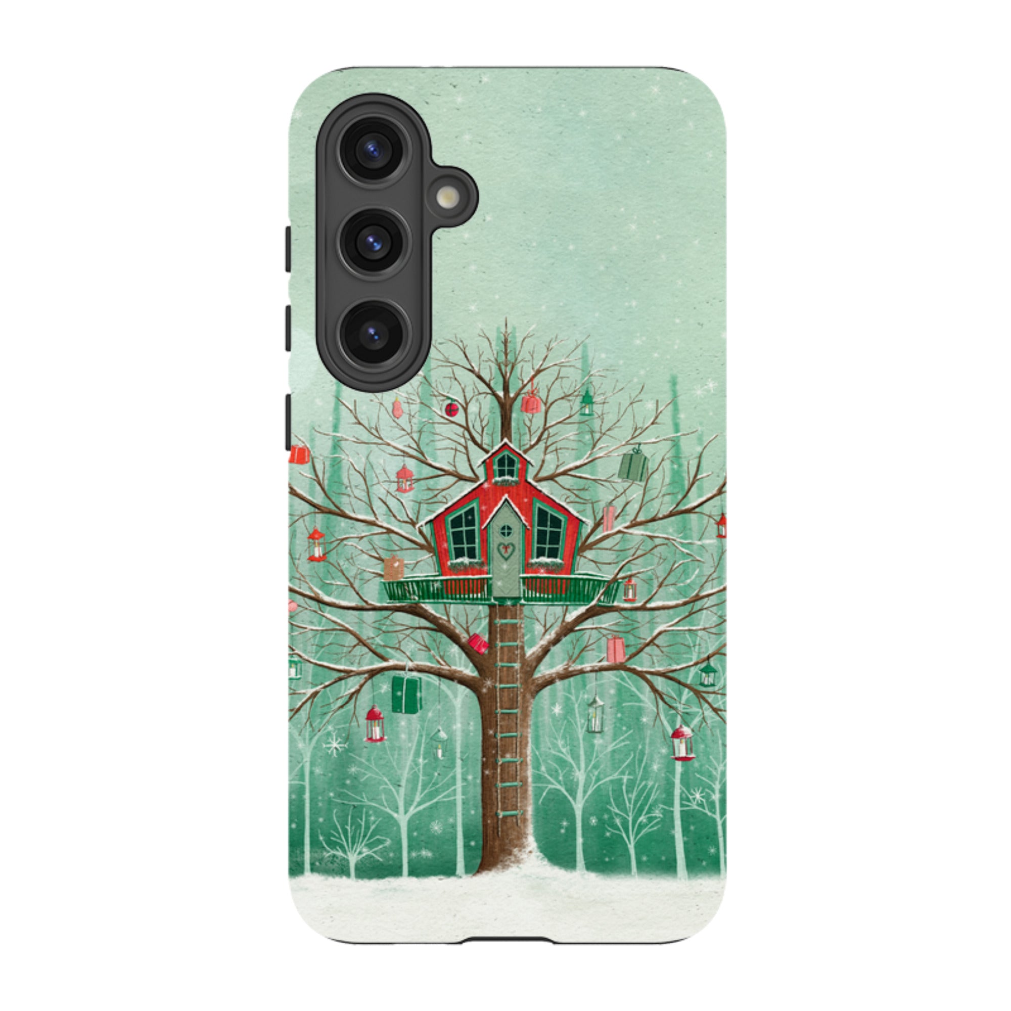 Samsung Tough Case - Christmas Tree House By Maja Lindberg