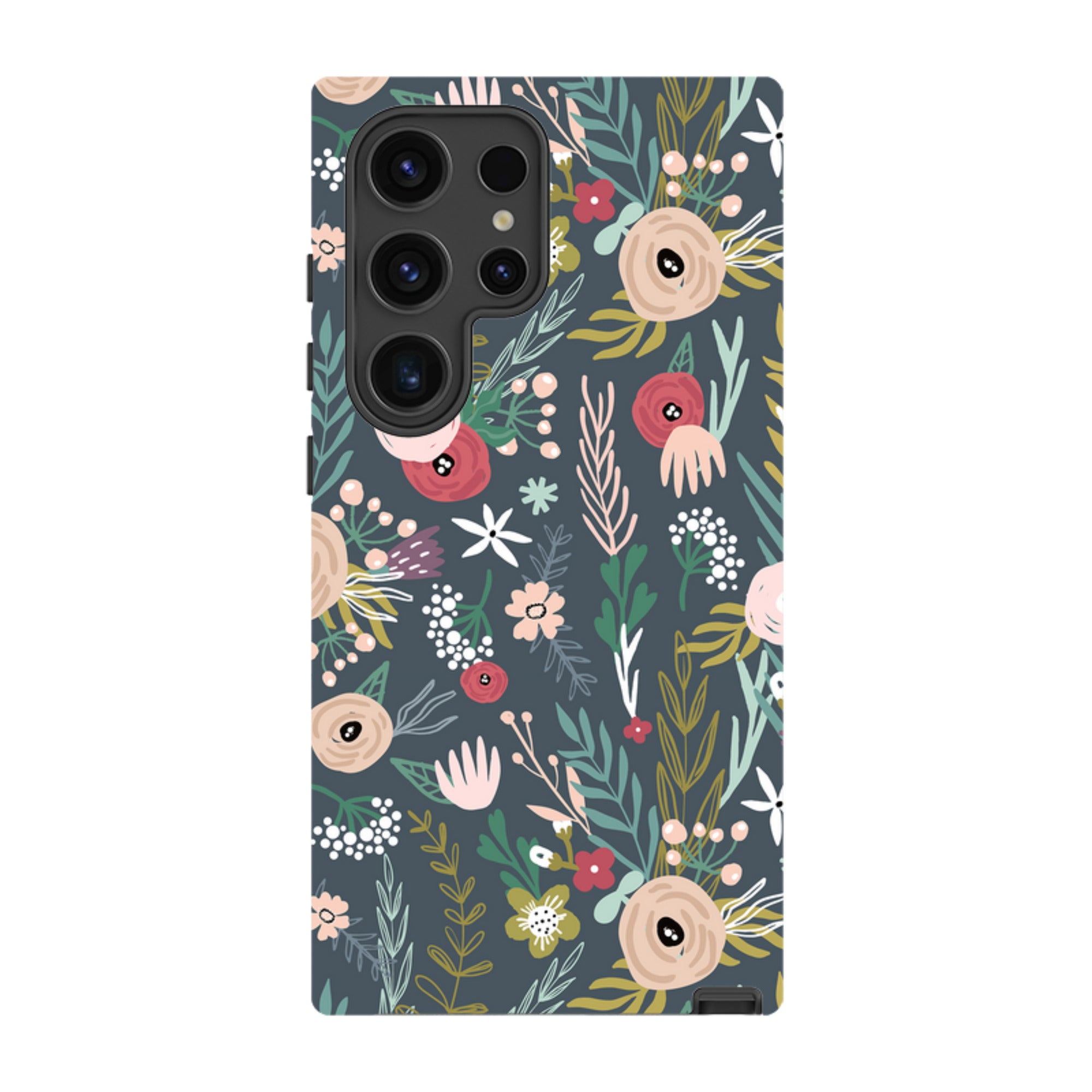 Samsung Tough Case - Winter Scandi Floral
