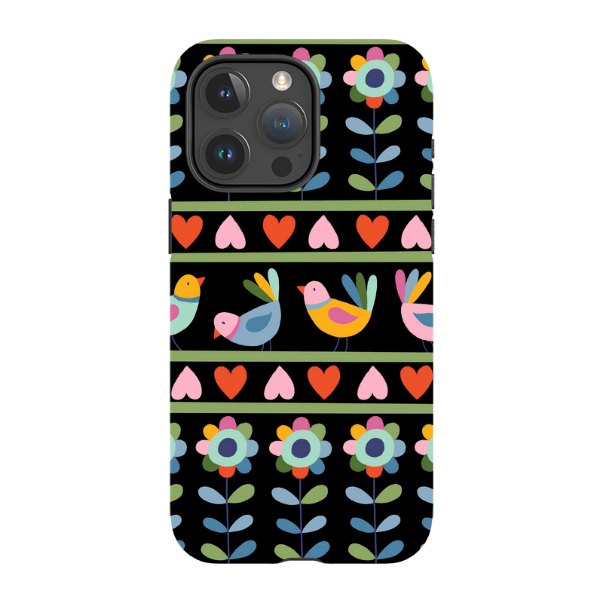 iPhone MagSafe Tough Case -  Folky Birds II By Suzy Taylor