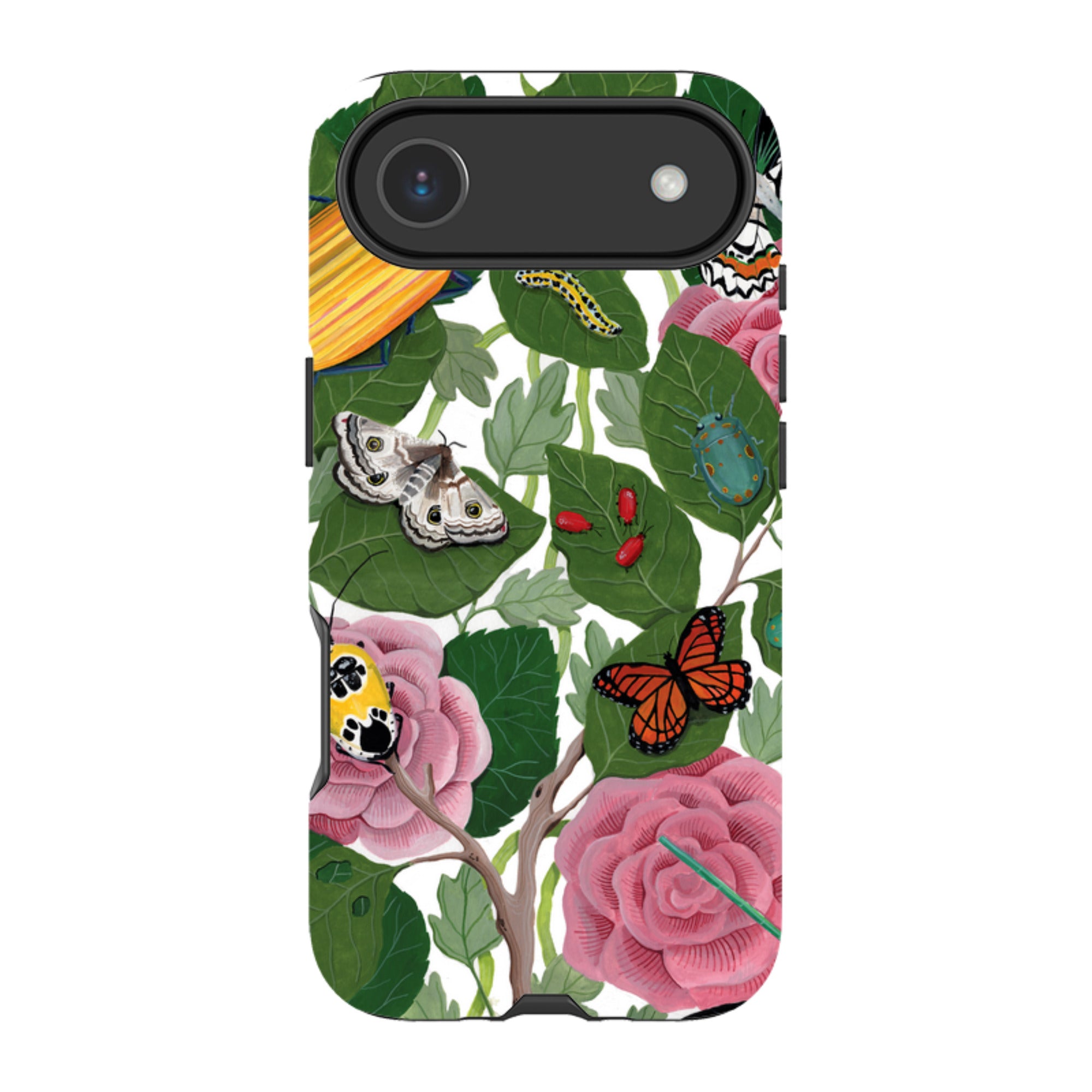 iPhone Tough Case - Butterflies And Beatles By Bex Parkin