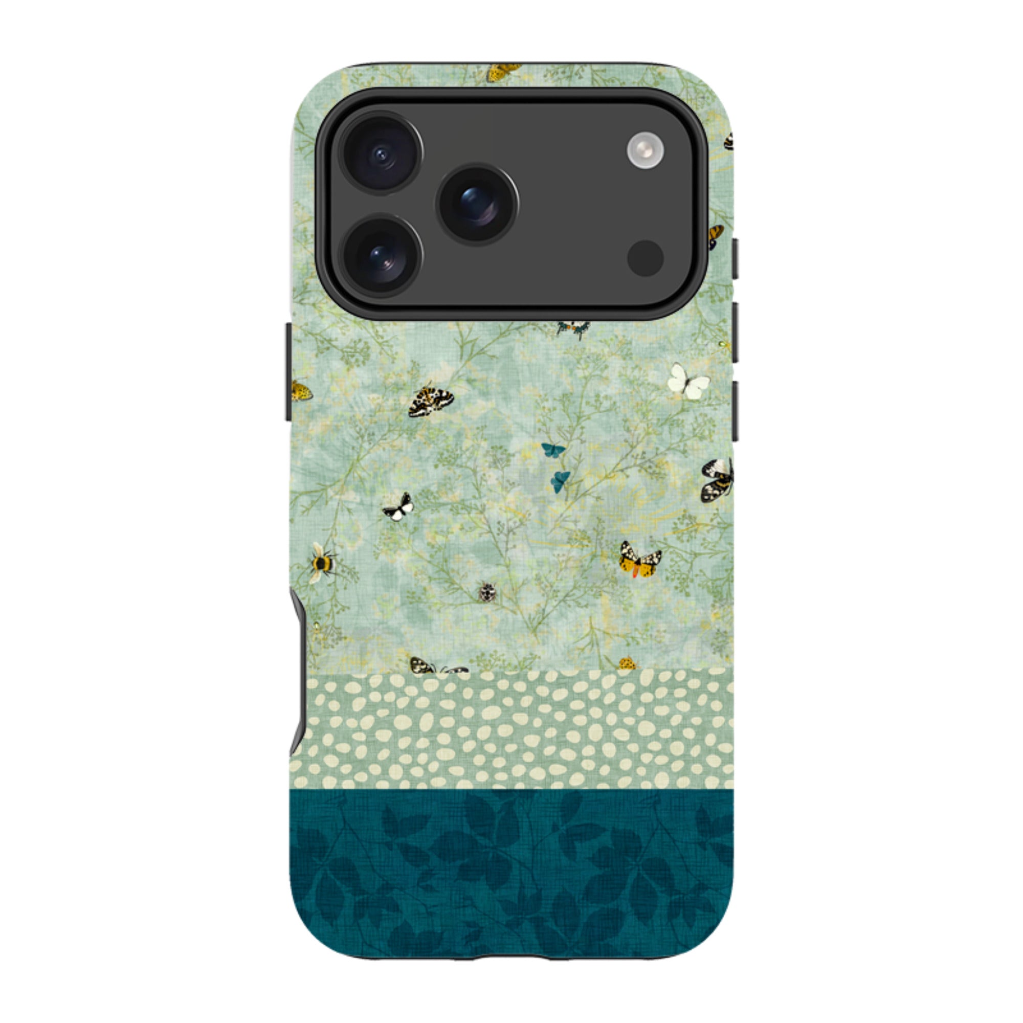 iPhone MagSafe Tough Case - Chinoiserie Garden Soft Sage 2 By Katherine Quinn