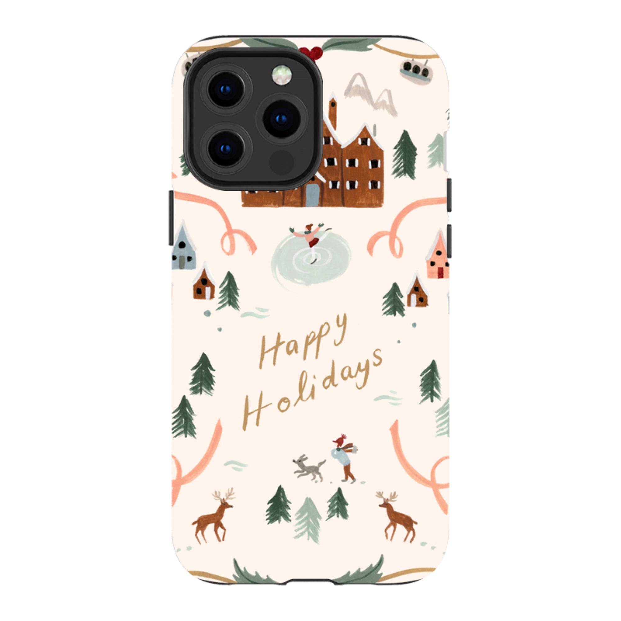 iPhone Tough Case - Happy Holidays By Bex Parkin