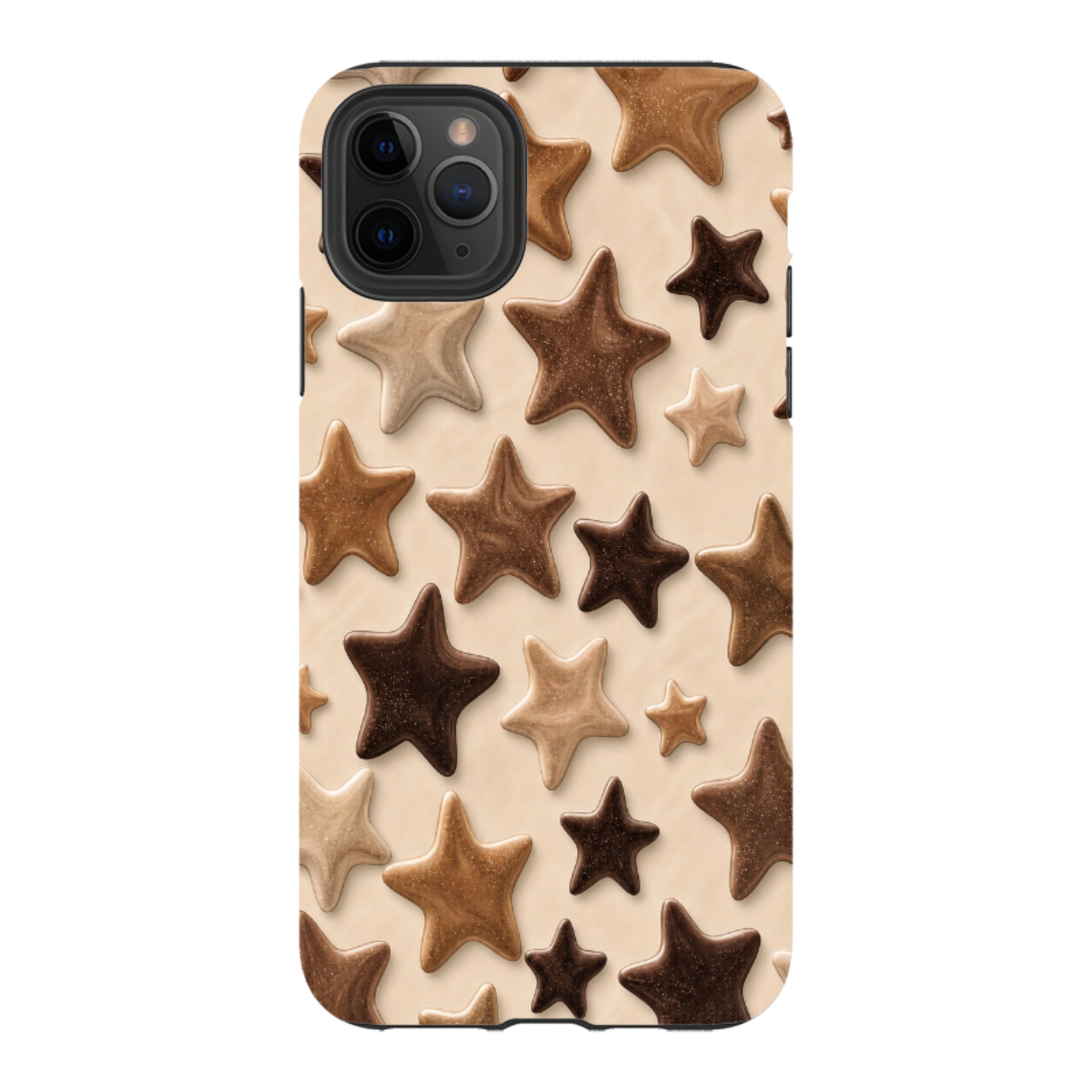 iPhone Tough Case - Brown Star
