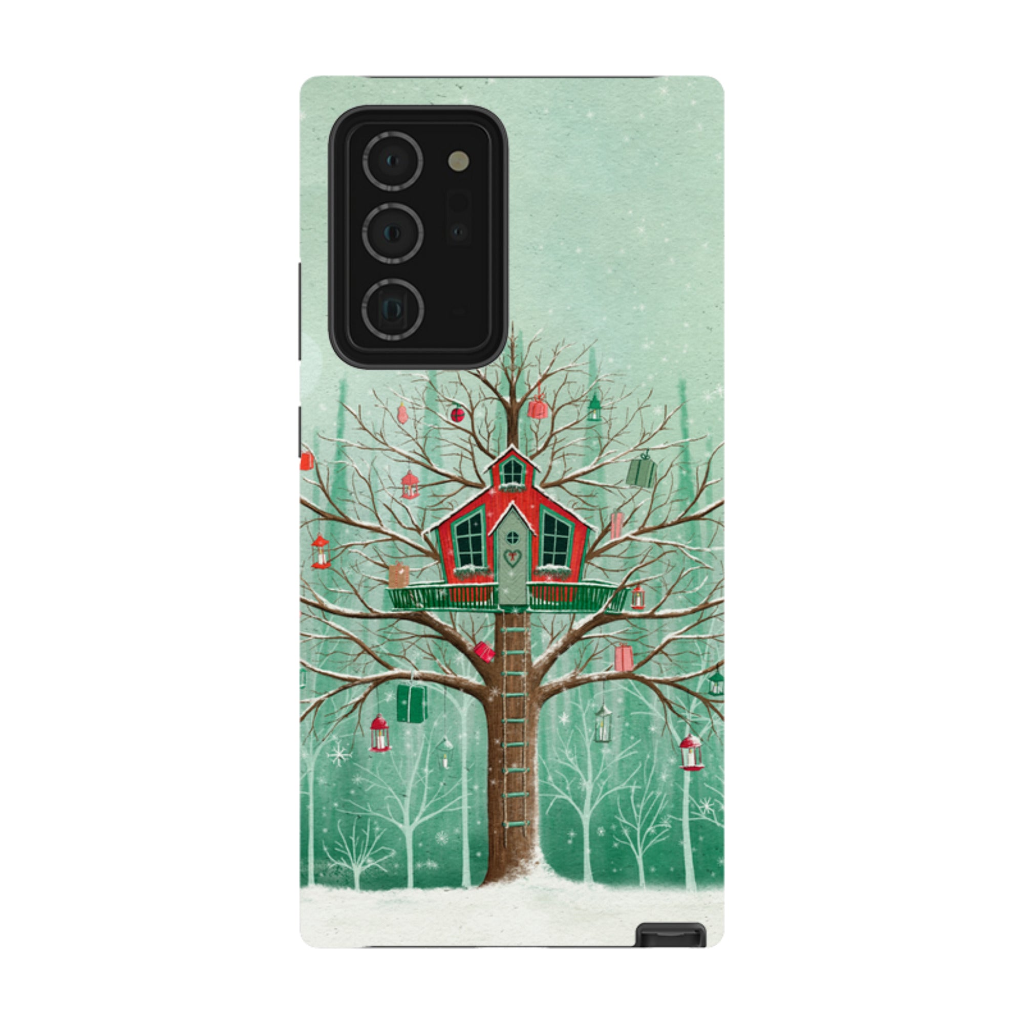 Samsung Tough Case - Christmas Tree House By Maja Lindberg