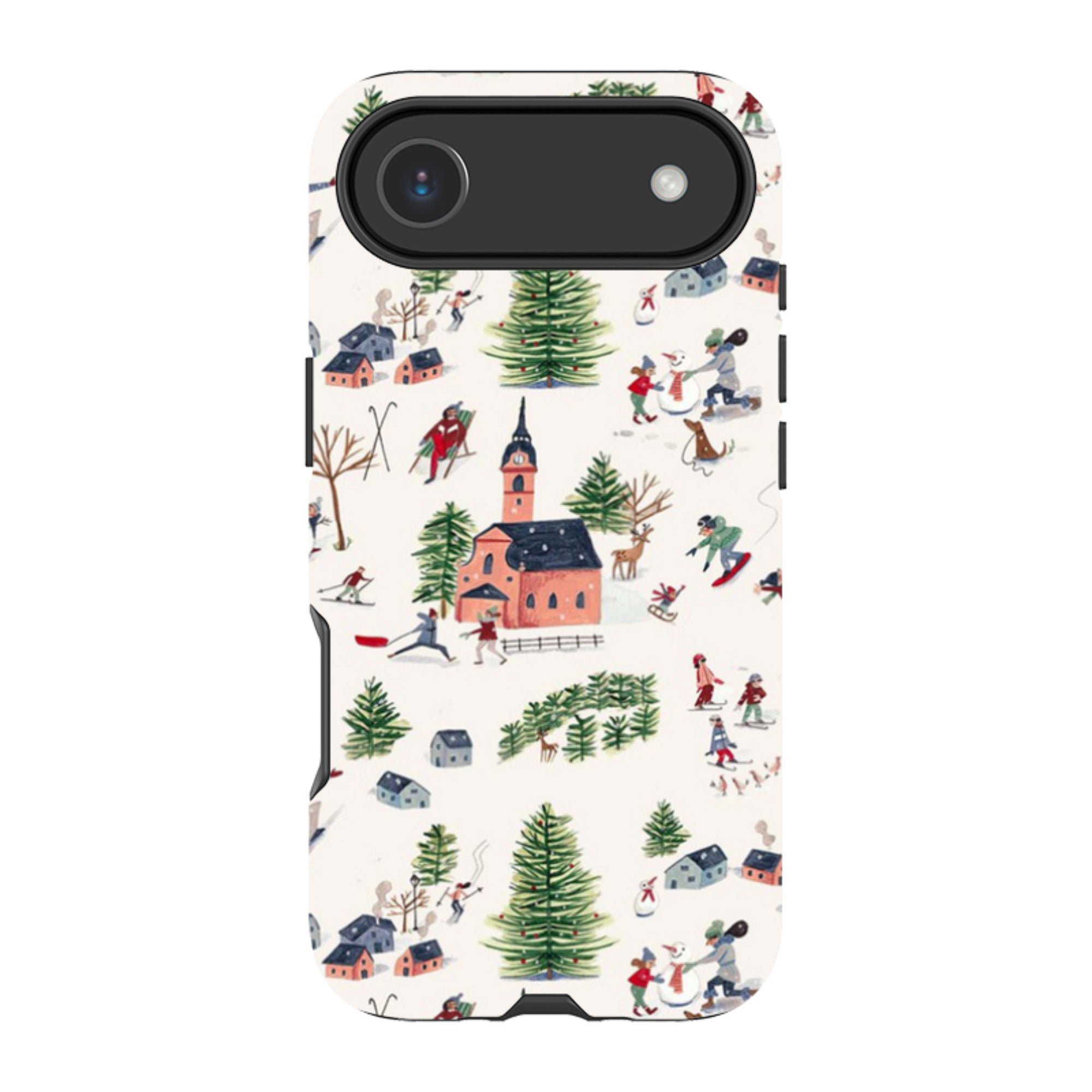 iPhone MagSafe Tough Case -  Skiing By Caroline Bonne Muller