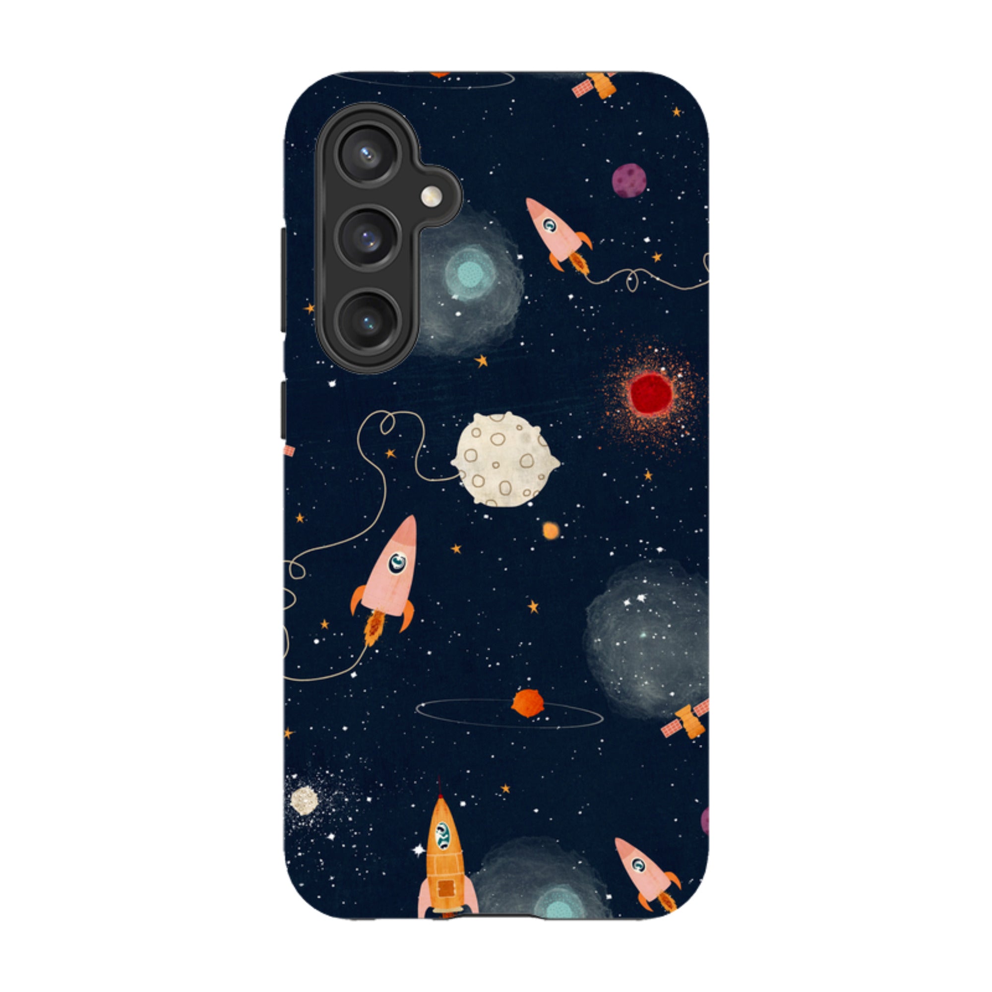 Samsung Tough Case - Rockets Midnight By Katherine Quinn