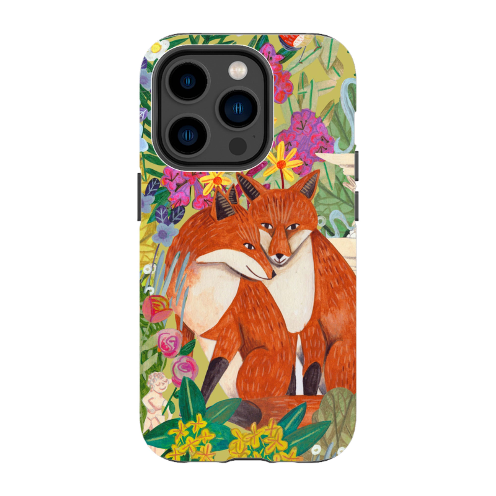 iPhone MagSafe Tough Case -  Foxes By Caroline Bonne Muller