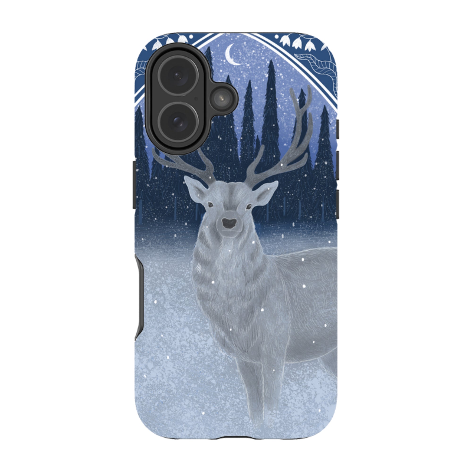 iPhone Tough Case - Winter Stag By Bex Parkin
