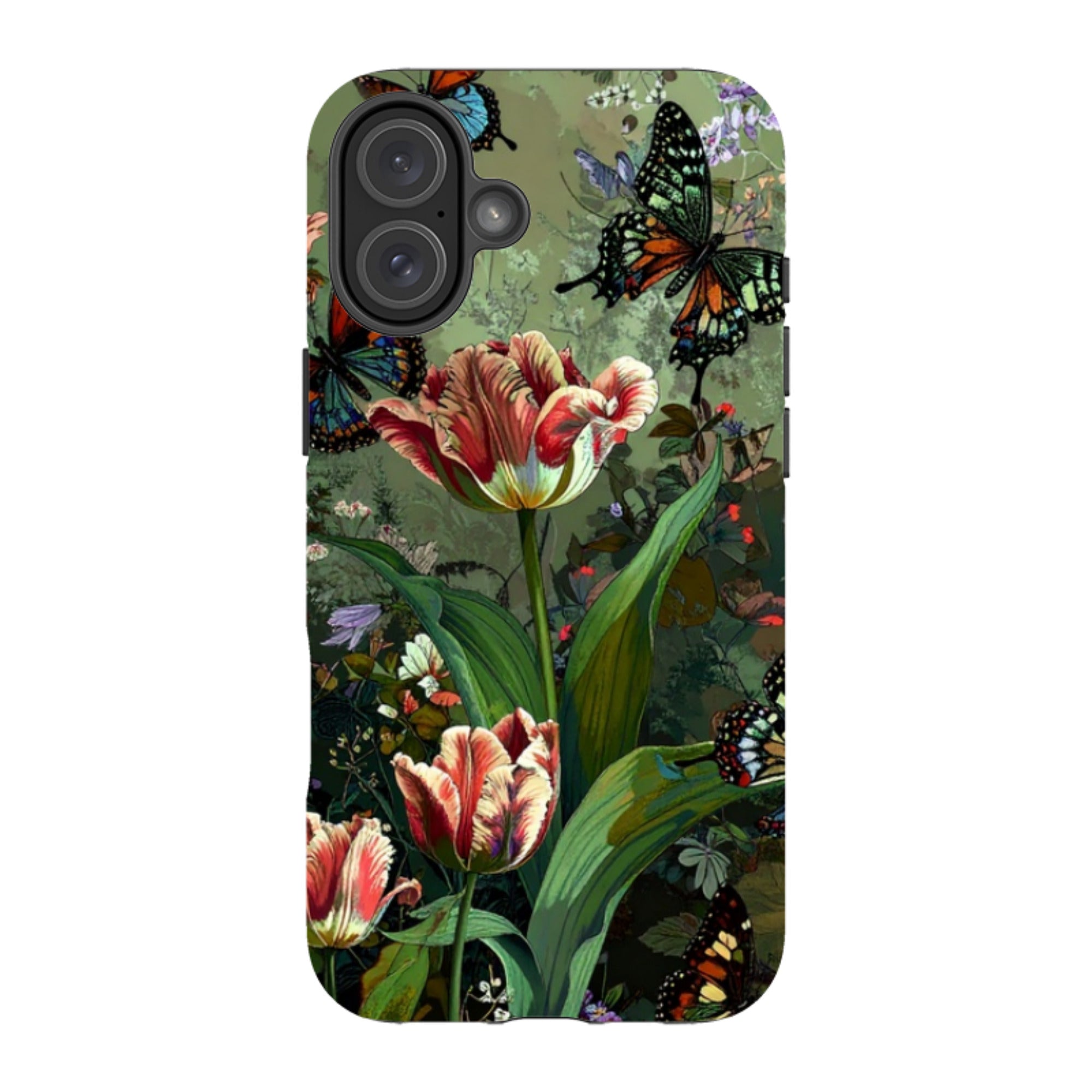 iPhone MagSafe Tough Case - Green Vyne Butterflies