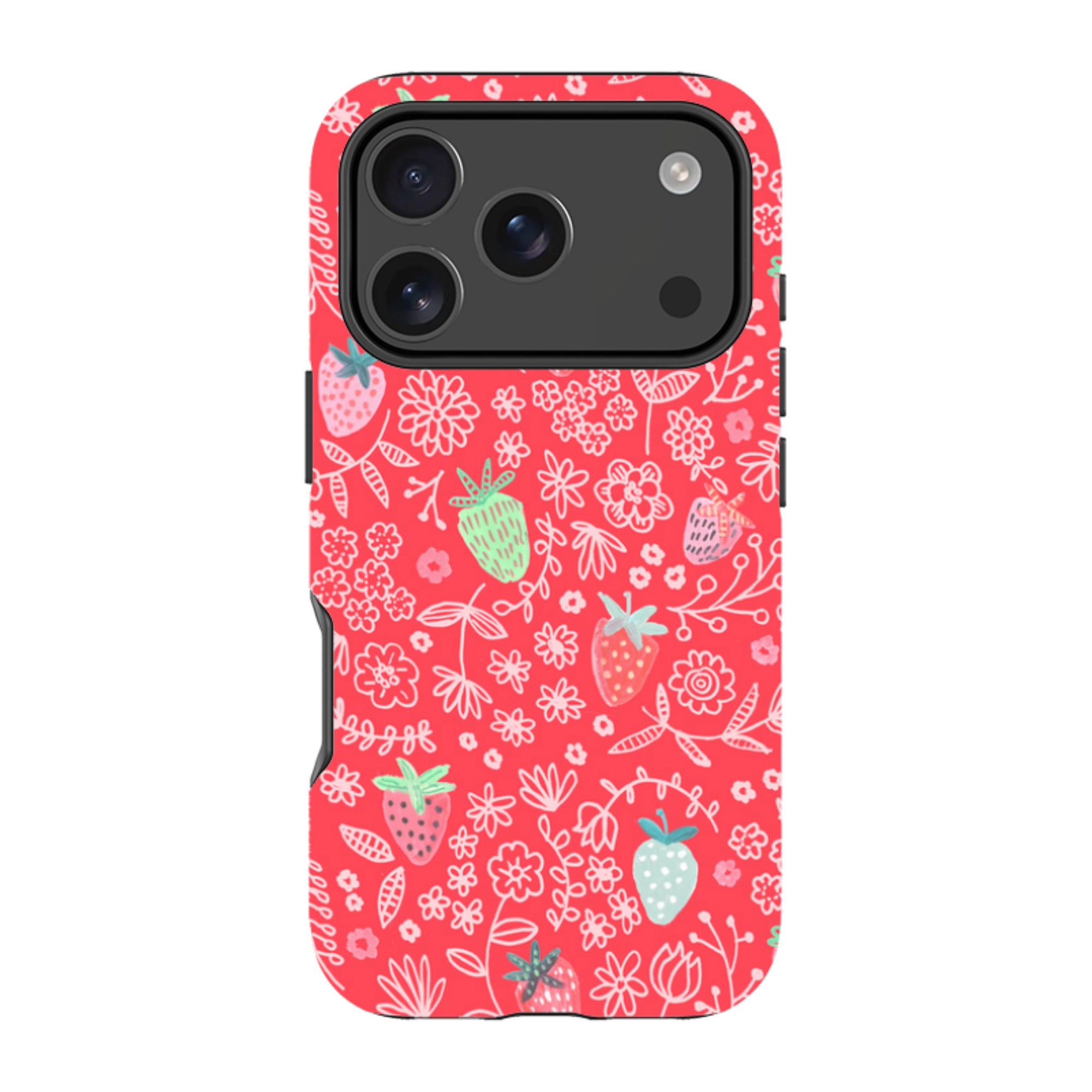 iPhone MagSafe Tough Case -  Strawberries By Caroline Bonne Muller