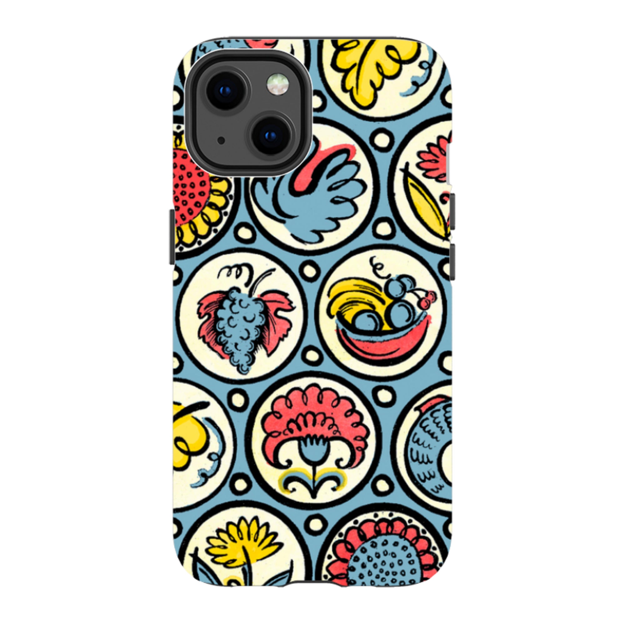 iPhone Tough Case - Birds, Fish & Fruit By Cressida Bell