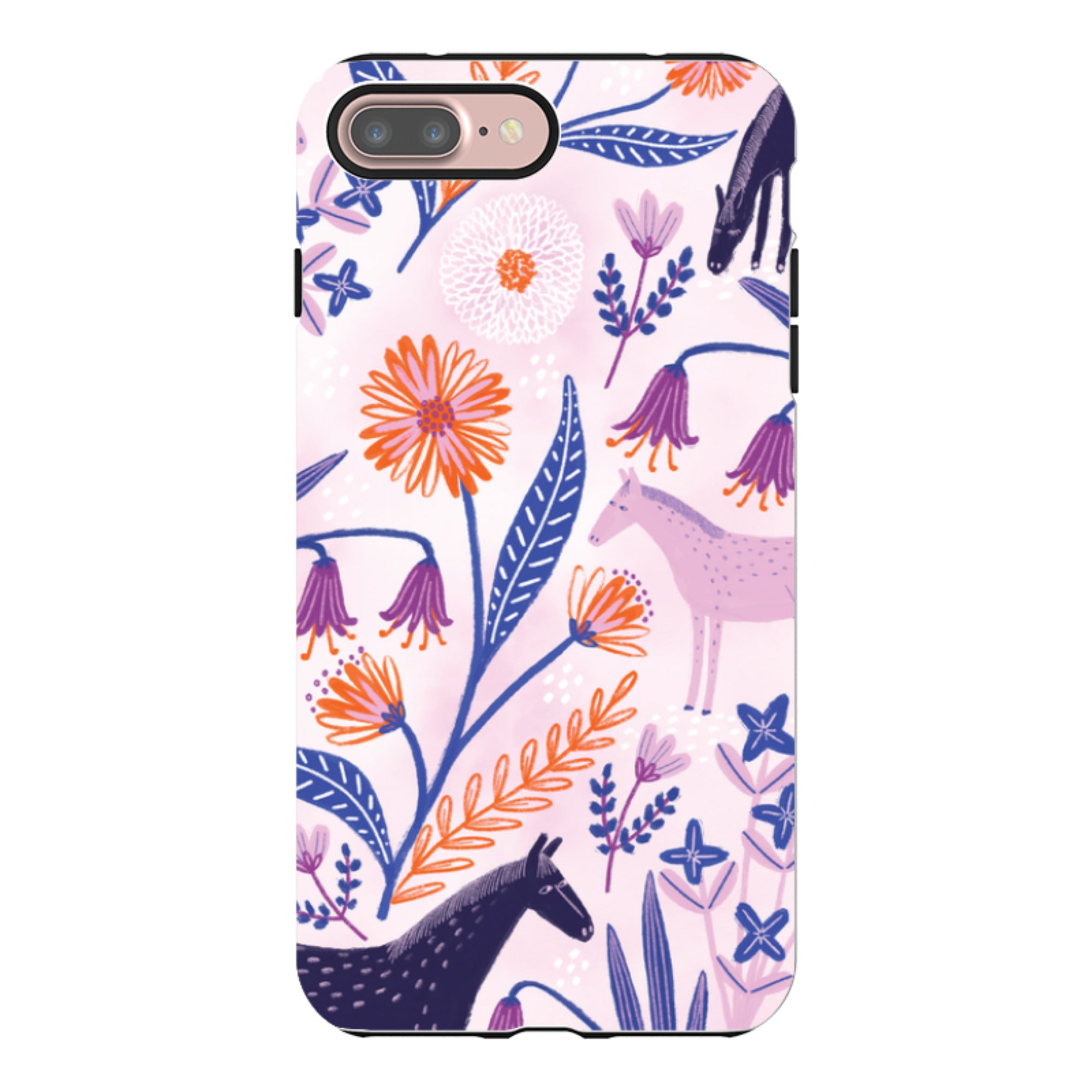 iPhone Tough Case - Wild Ponies By Lee Foster Wilson