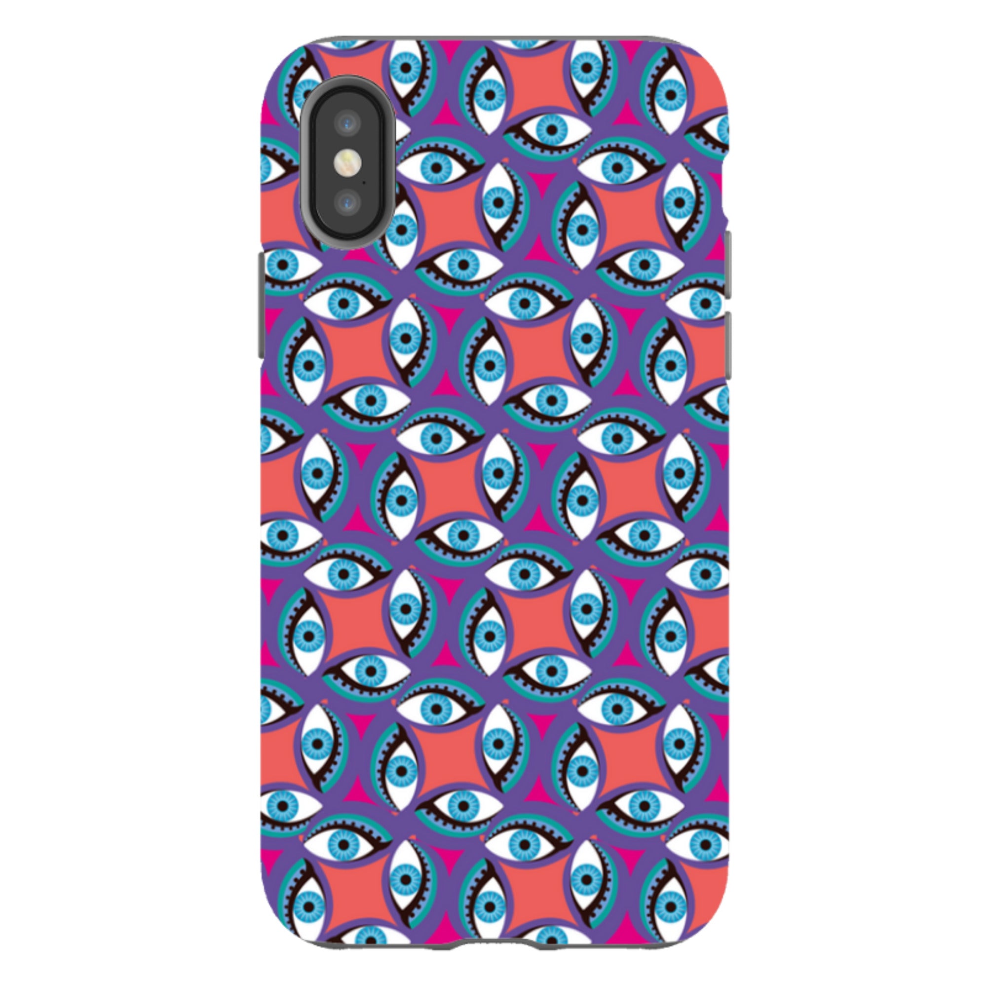 iPhone Tough Case - Eyes By Patternistas