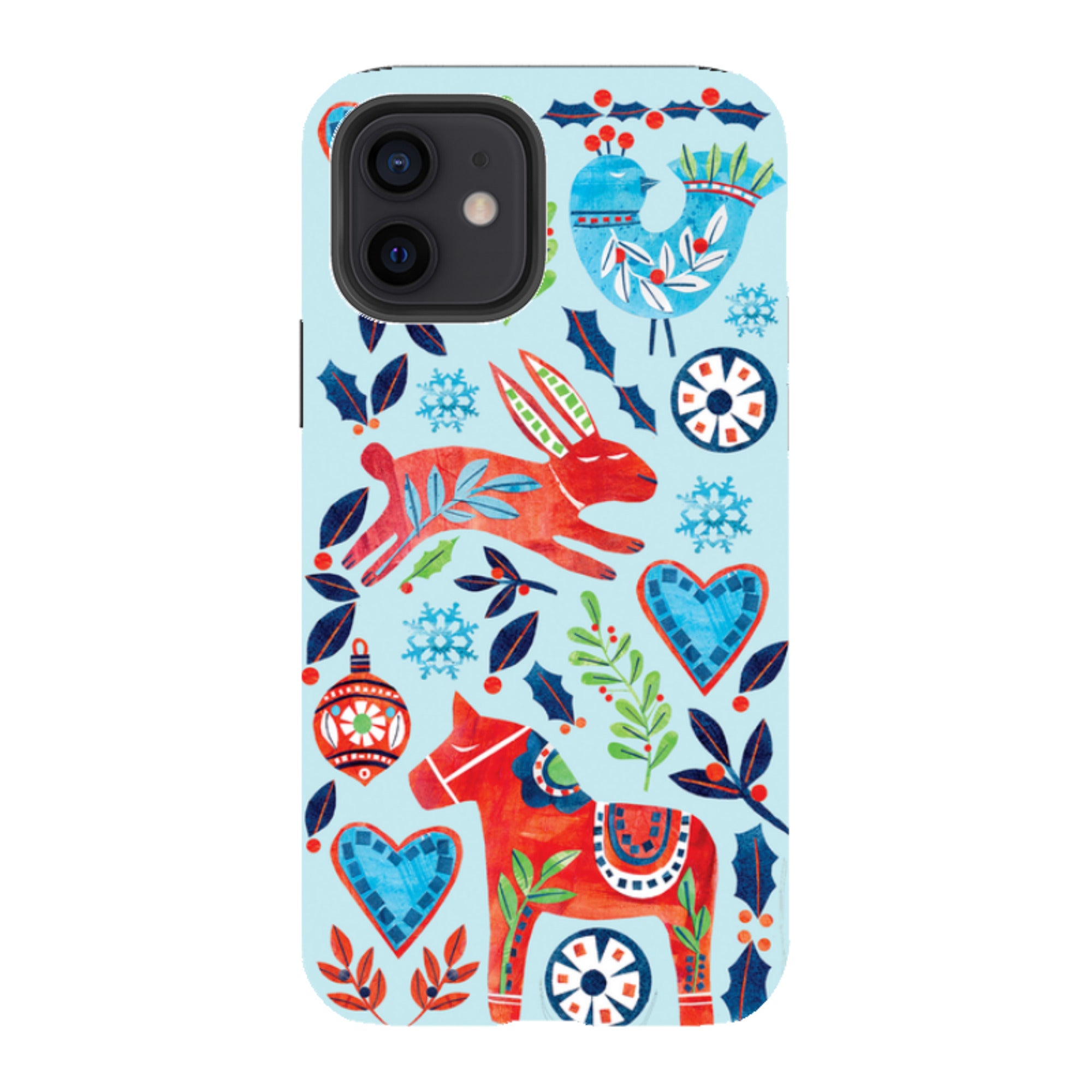 iPhone Tough Case - Scandi Holidays By Tracey English