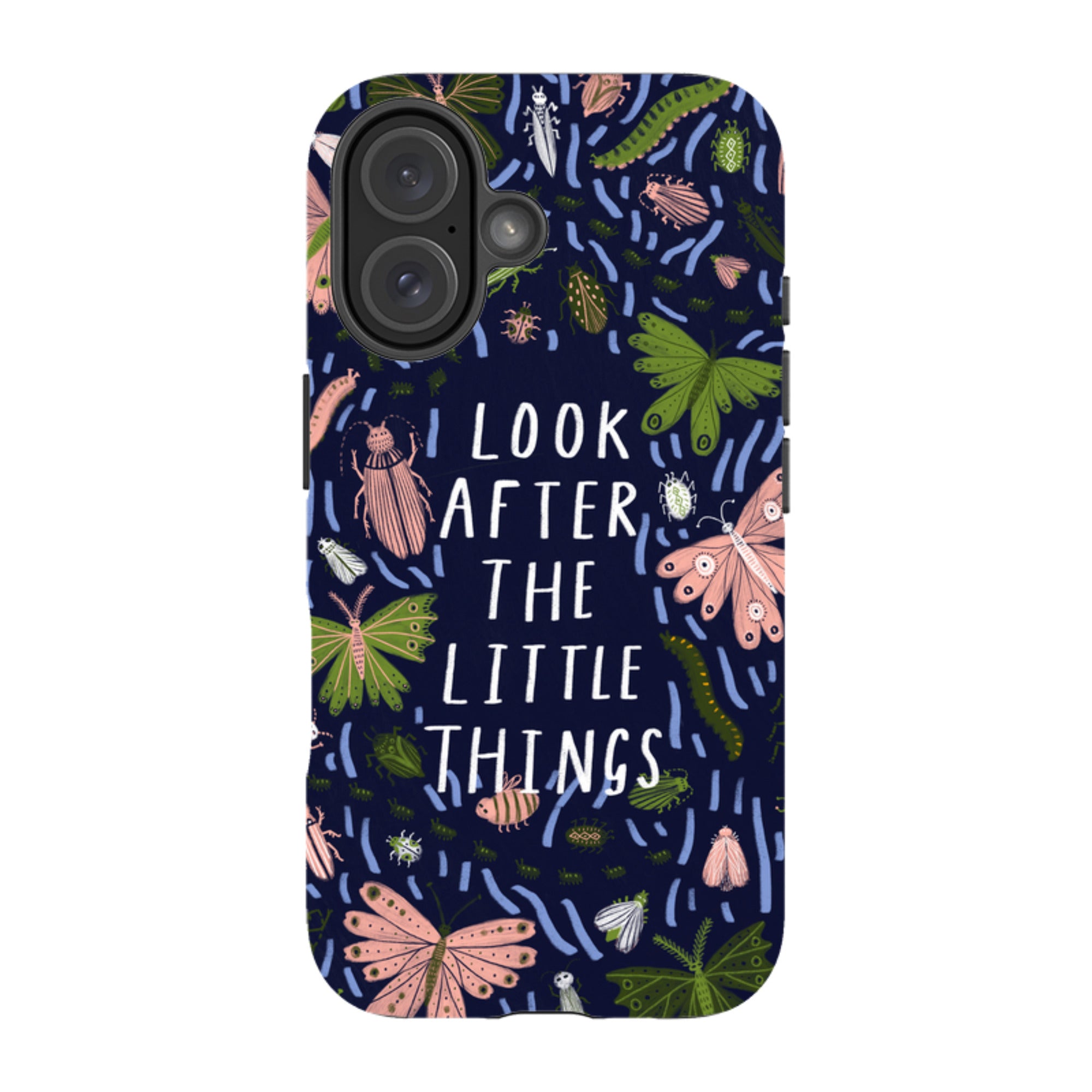 iPhone Tough Case - Little Things Blue By Lee Foster Wilson