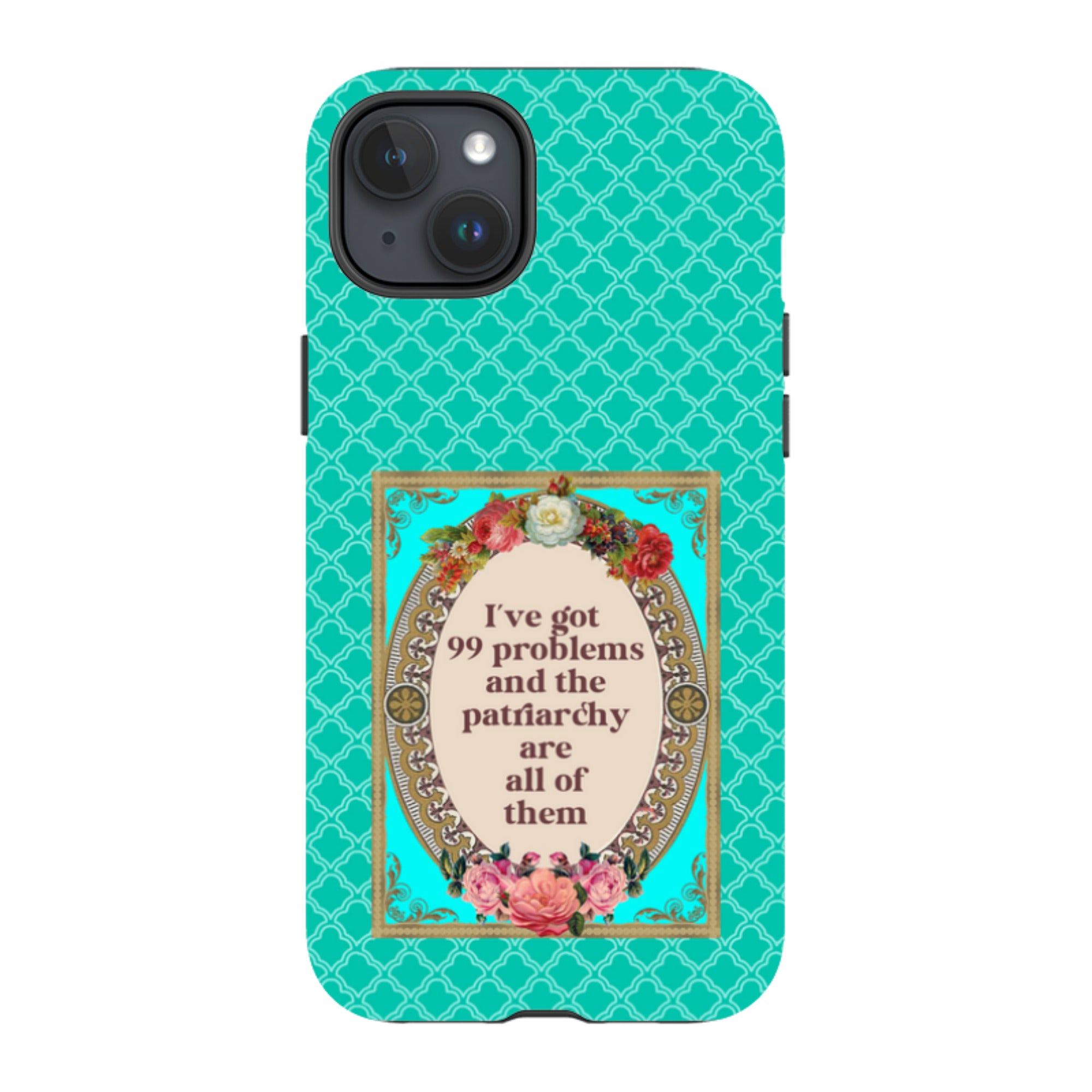 iPhone Tough Case - 99 Problems By Clare Jordan