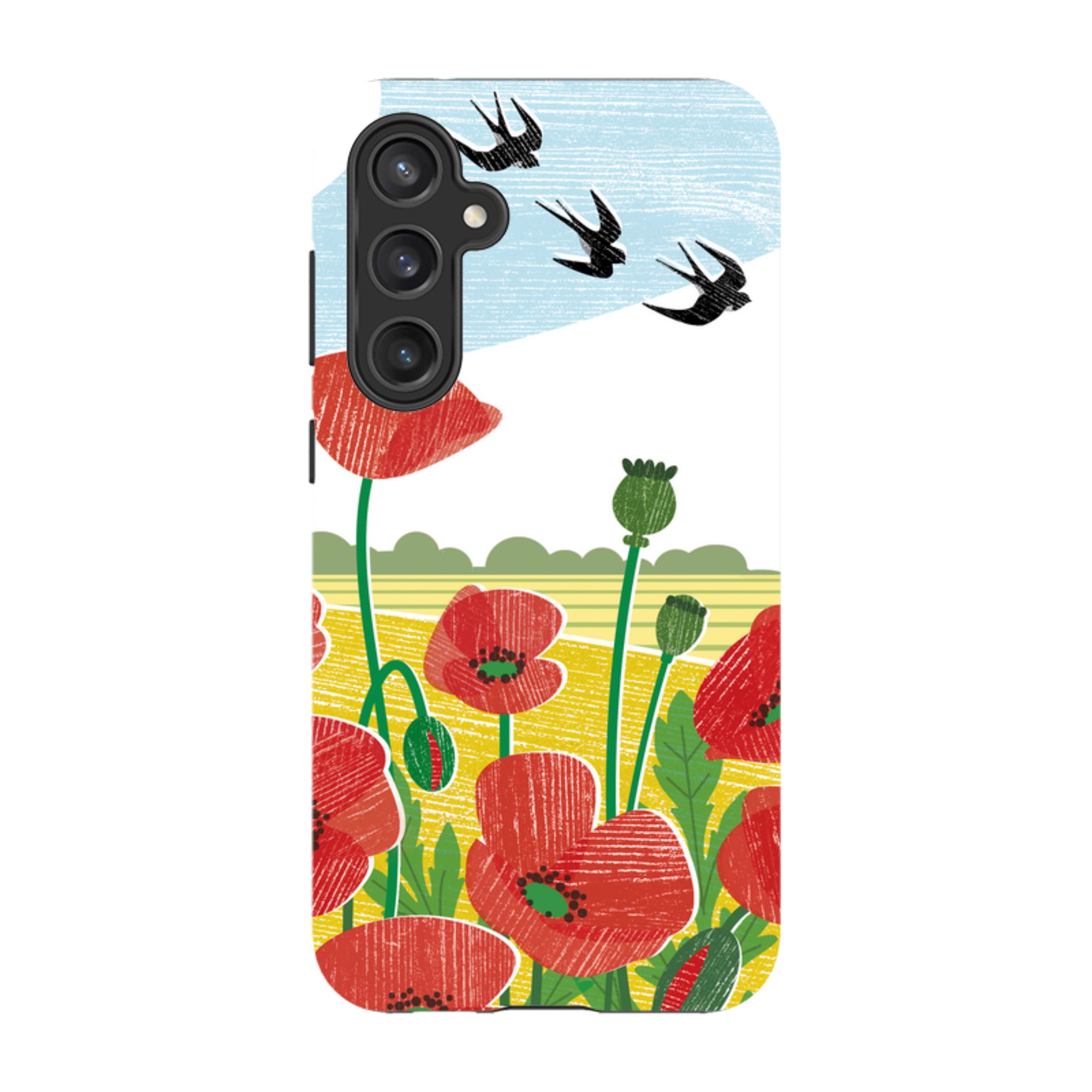 Samsung Tough Case - Poppy Fields By Liane Payne
