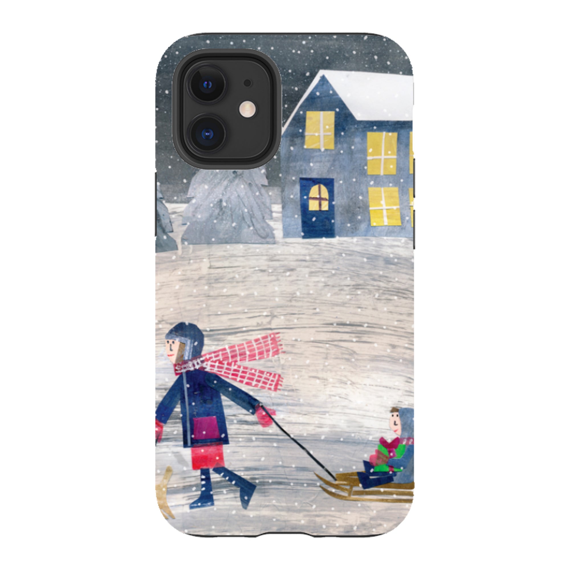 iPhone Tough Case - Sledging By Tracey English