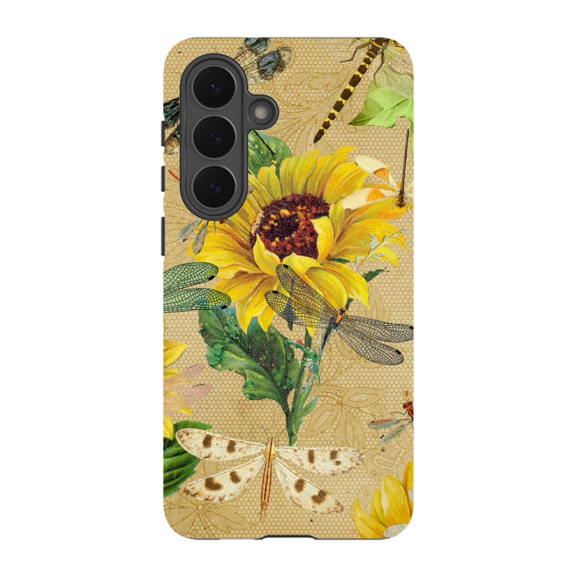 Samsung Tough Case - Dragonflies And Sunflowers