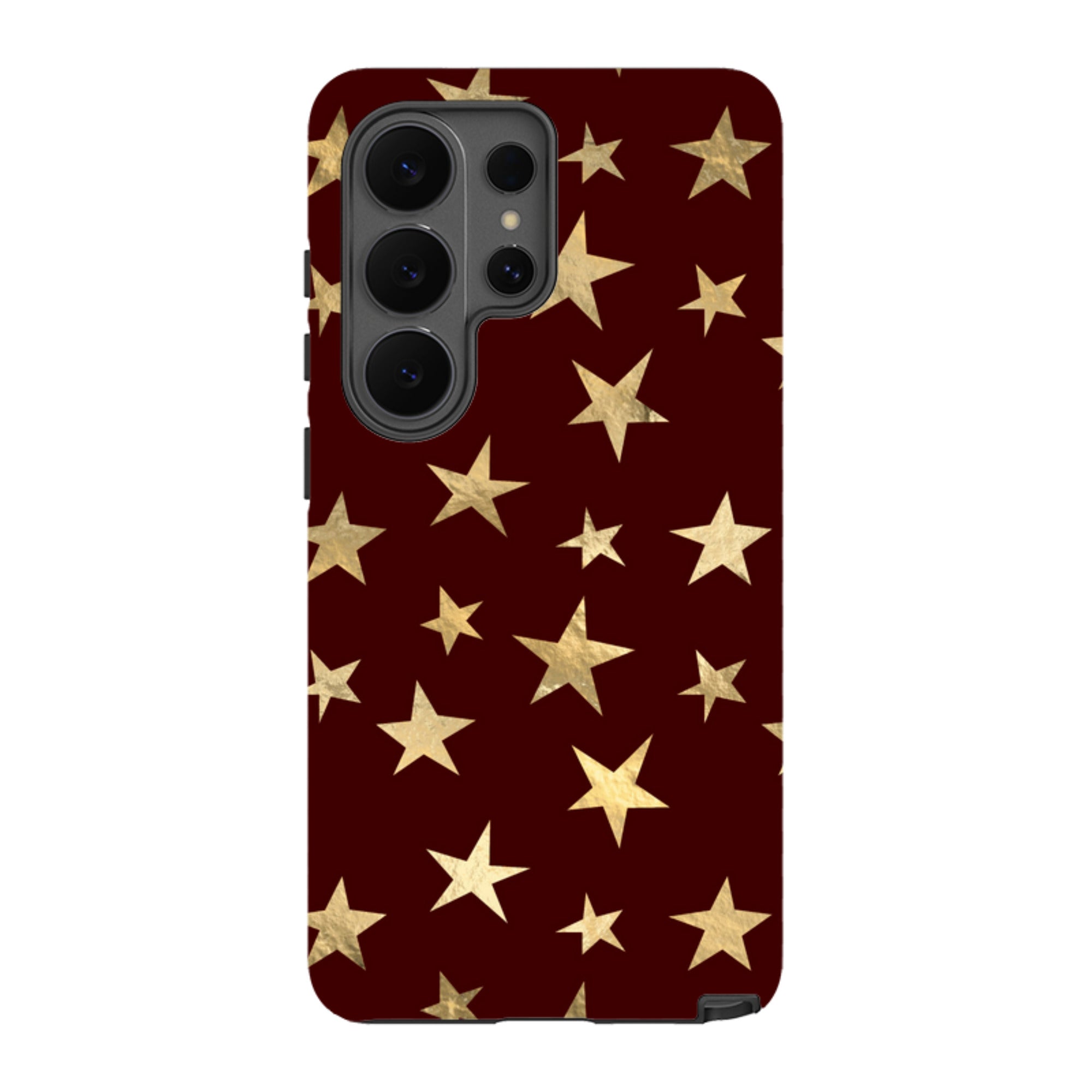 Samsung Tough Case - Brown and Gold Stars