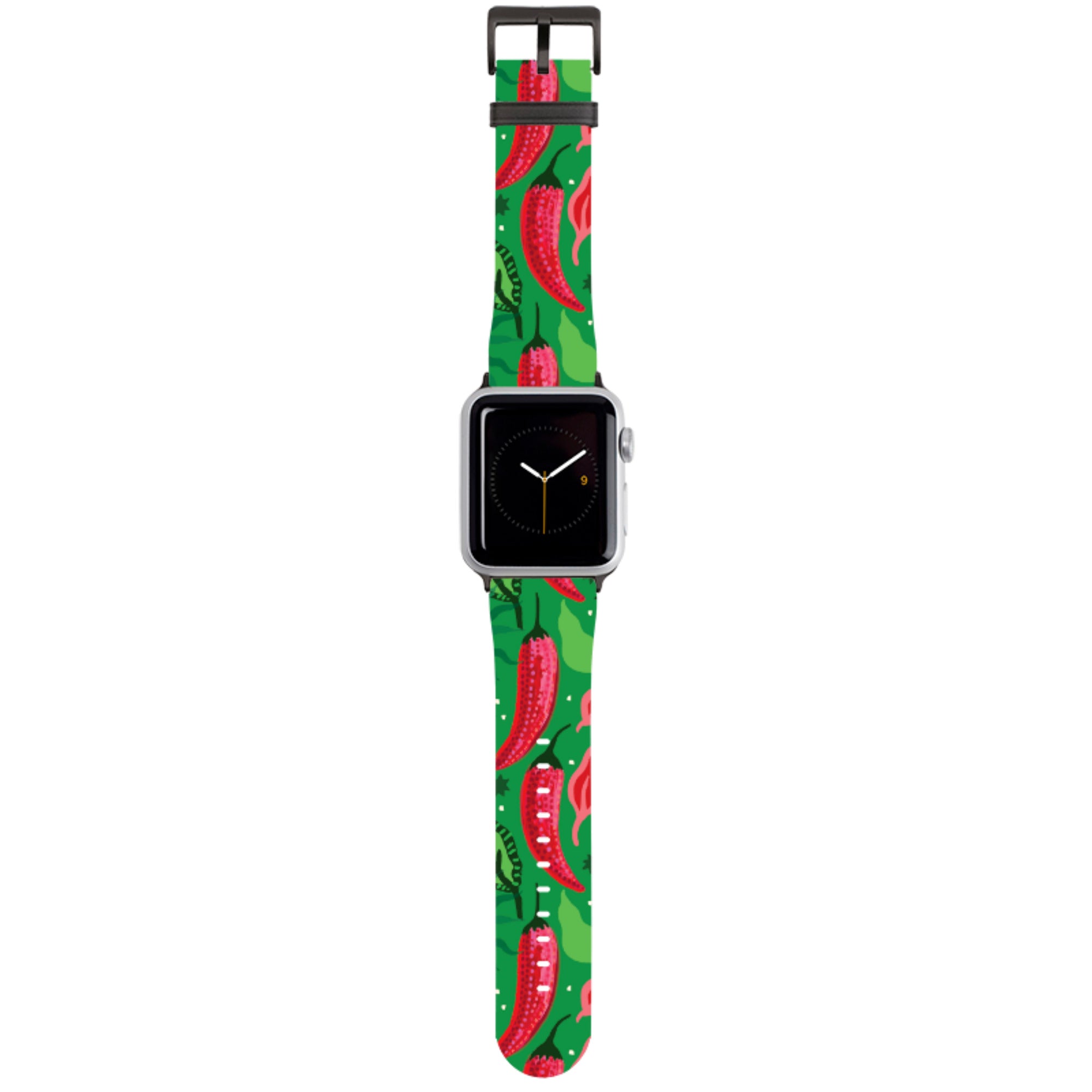 Chilli Cherry Apple Watch Strap By Emma Frances Grant