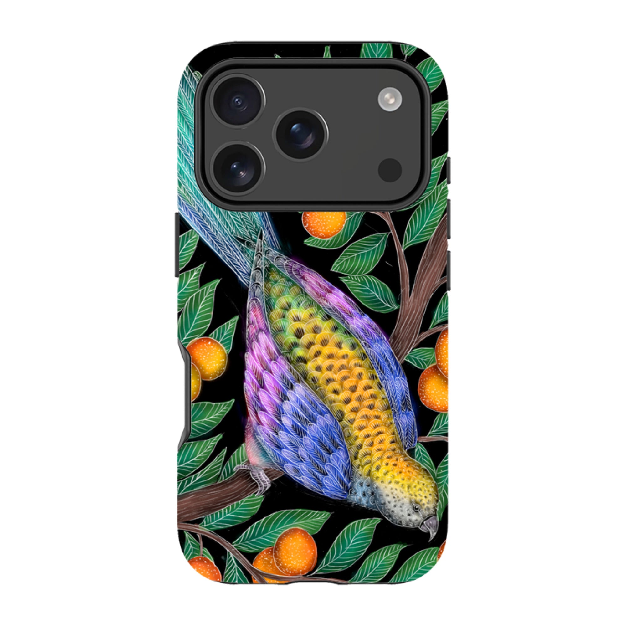iPhone Tough Case - Parrot By Catherine Rowe