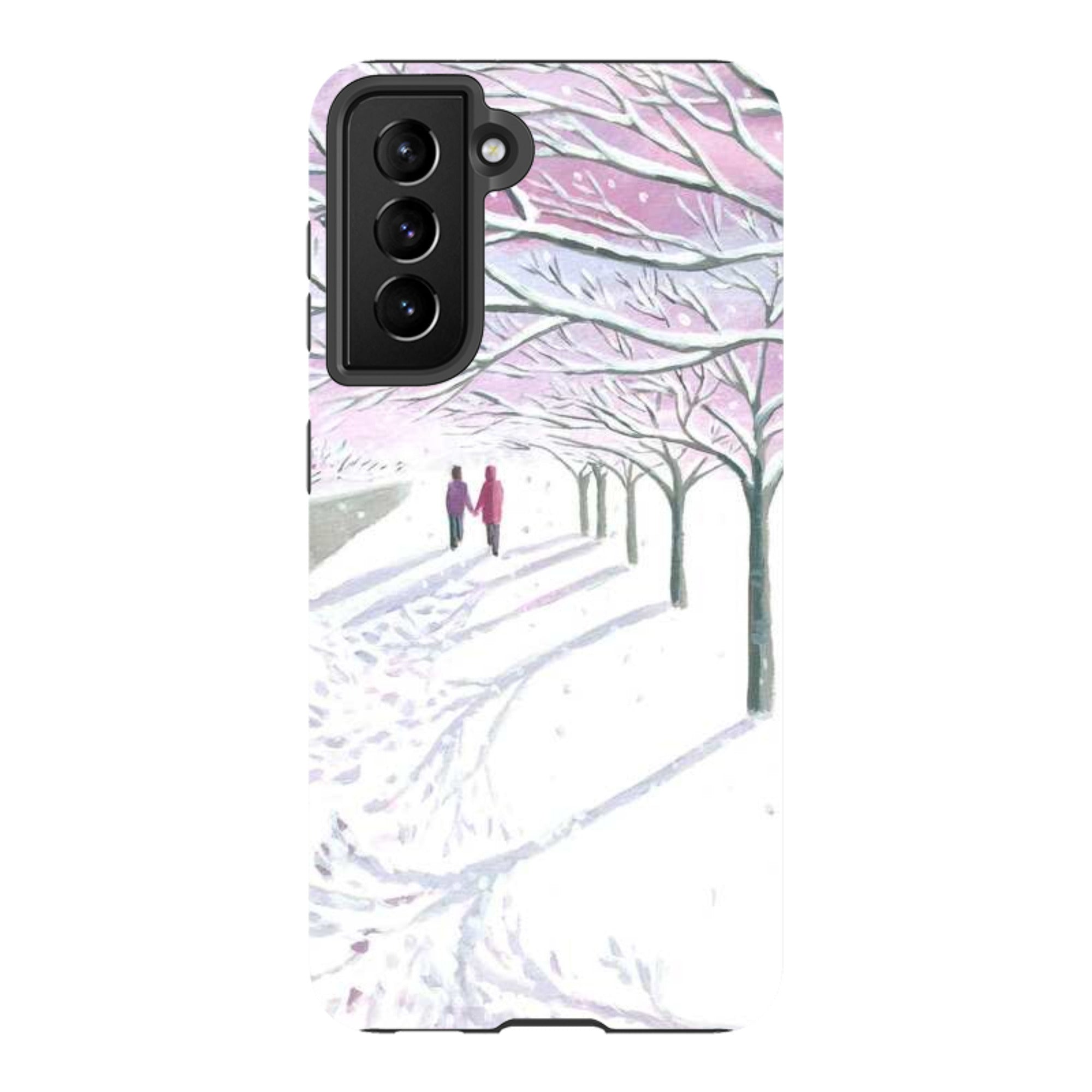 Samsung Tough Case - Snowy Park By Mary Stubberfield