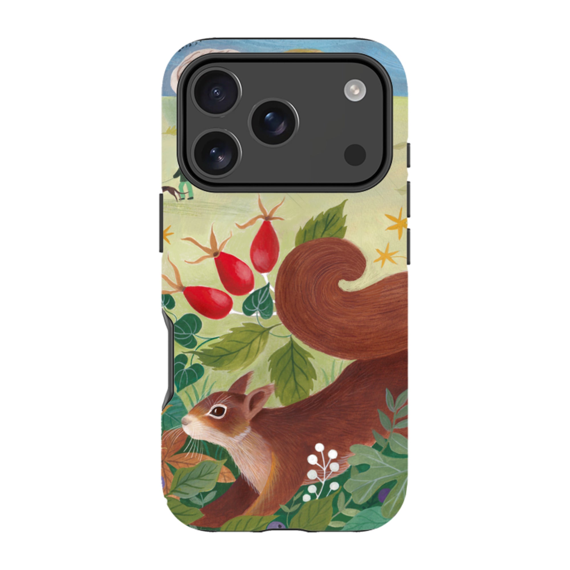 iPhone Tough Case - Autumn Squirrel By Bex Parkin