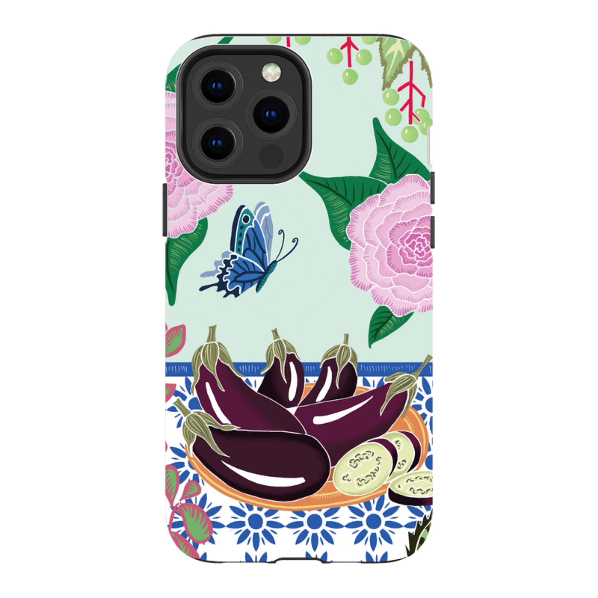 iPhone Tough Case - Aubergines By Kate Heiss